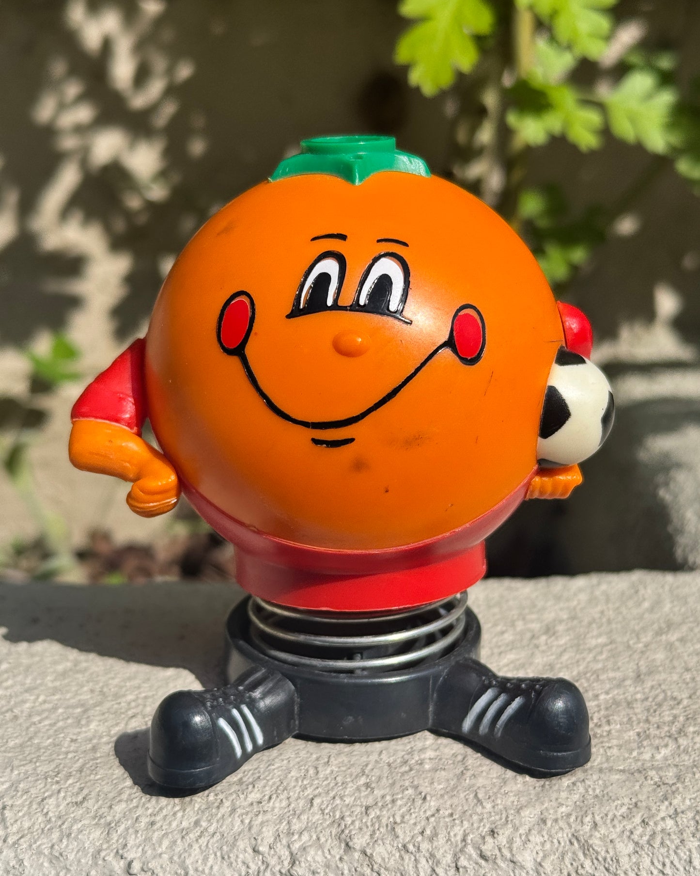 Vintage Naranjito 82 Spring Pen Holder Mascot