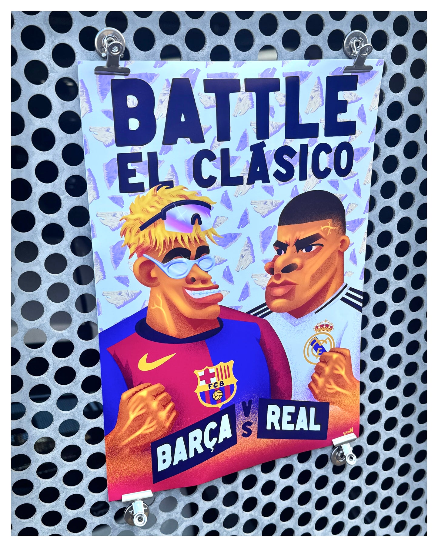Limited Edition - El Clásico Pop Up Prints by @jmsyllart