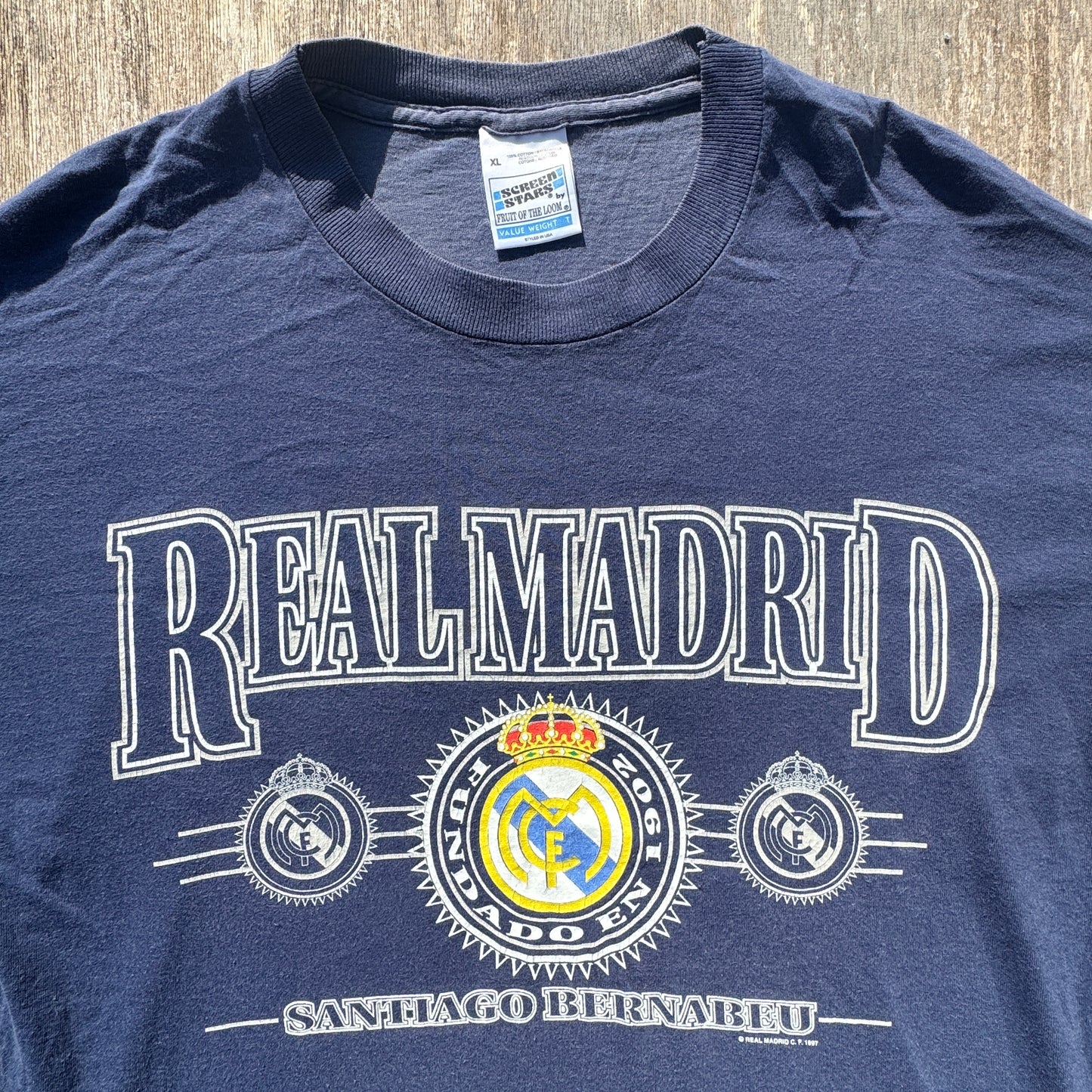 90s Screen Stars Real Madrid T-Shirt