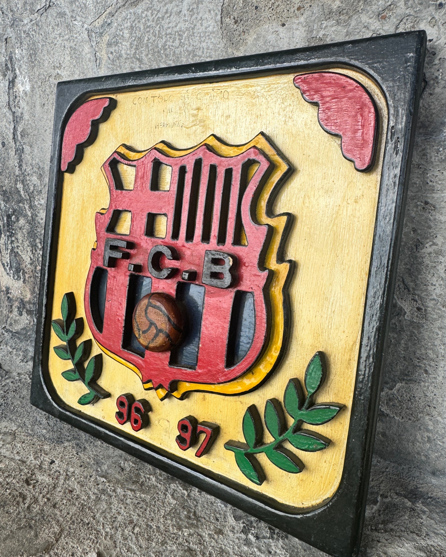 Hand Made Barcelona Folk Art Carving 96-97