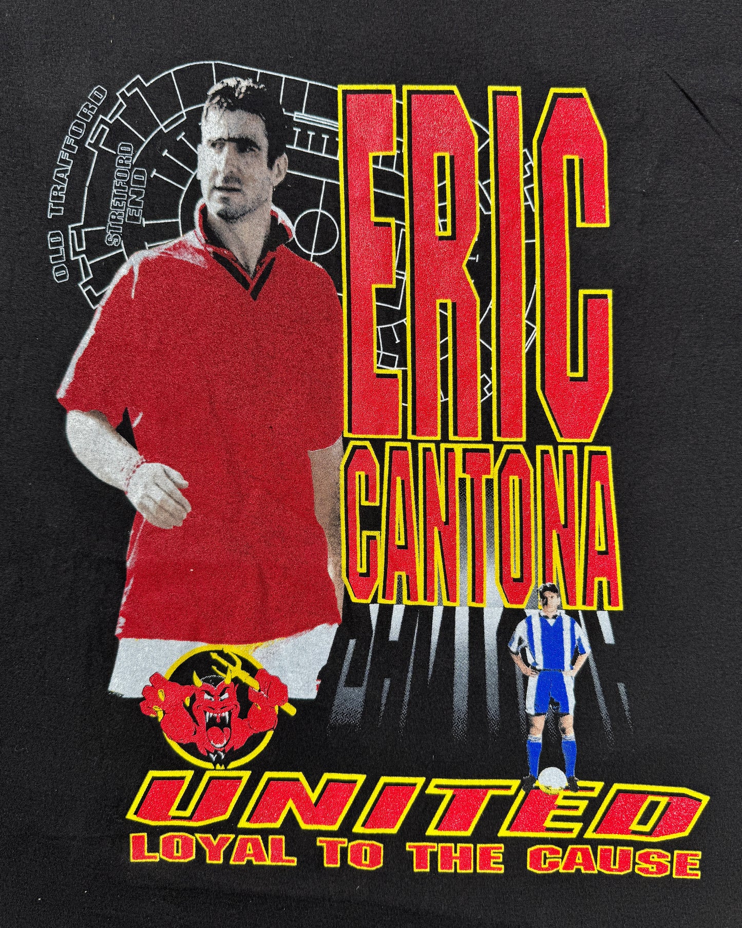 Man United Eric Cantona The King Vintage T-Shirt