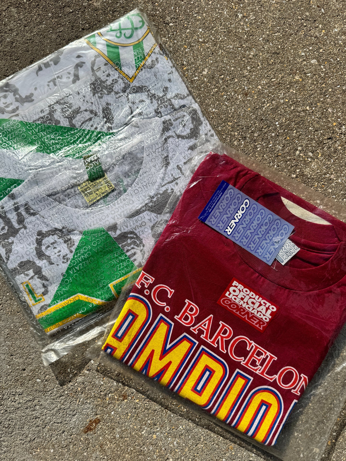 Deadstock Barcelona & Real Betis T-Shirts