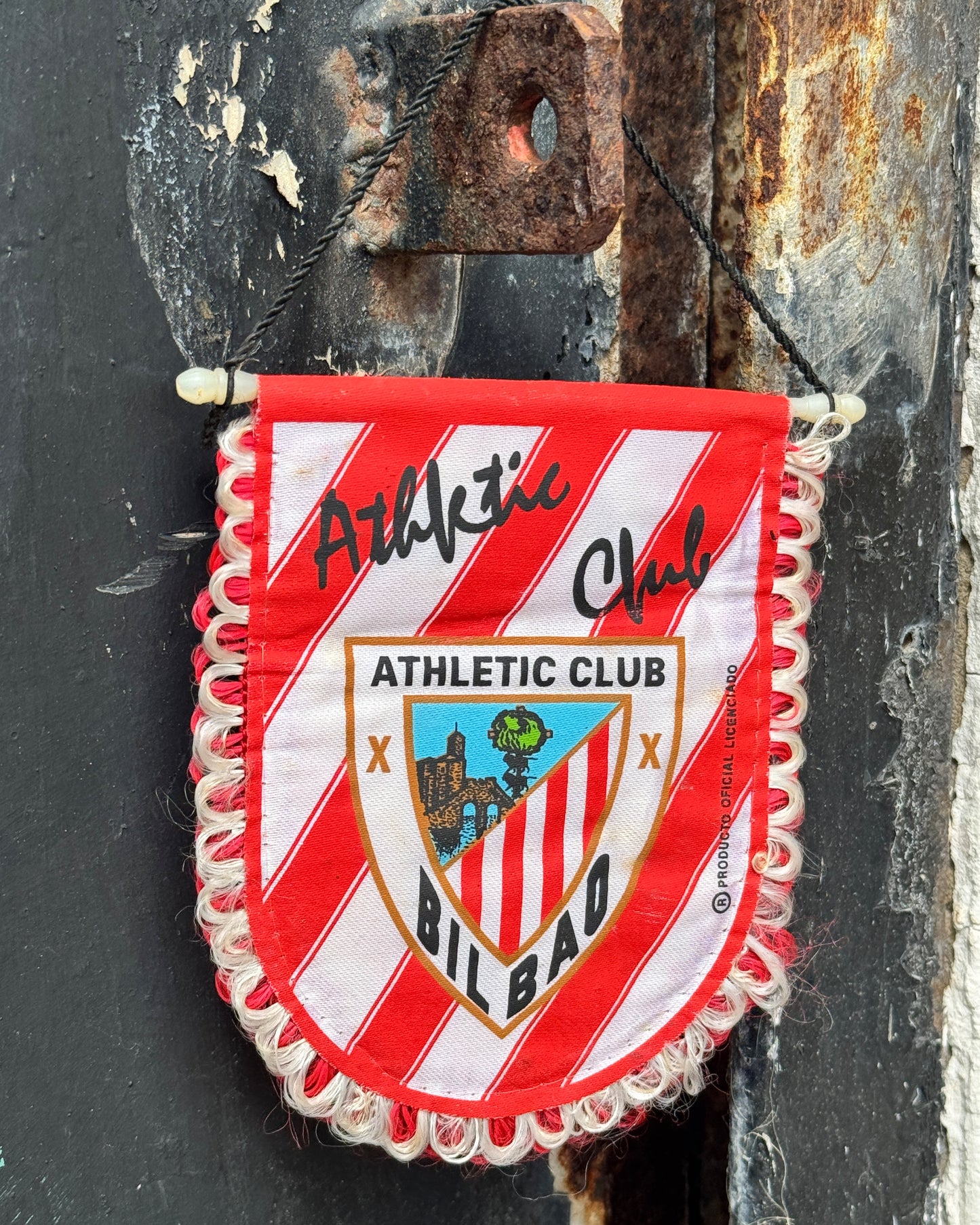 Mini 90s Vintage Athletic Club Bilbao Pennant