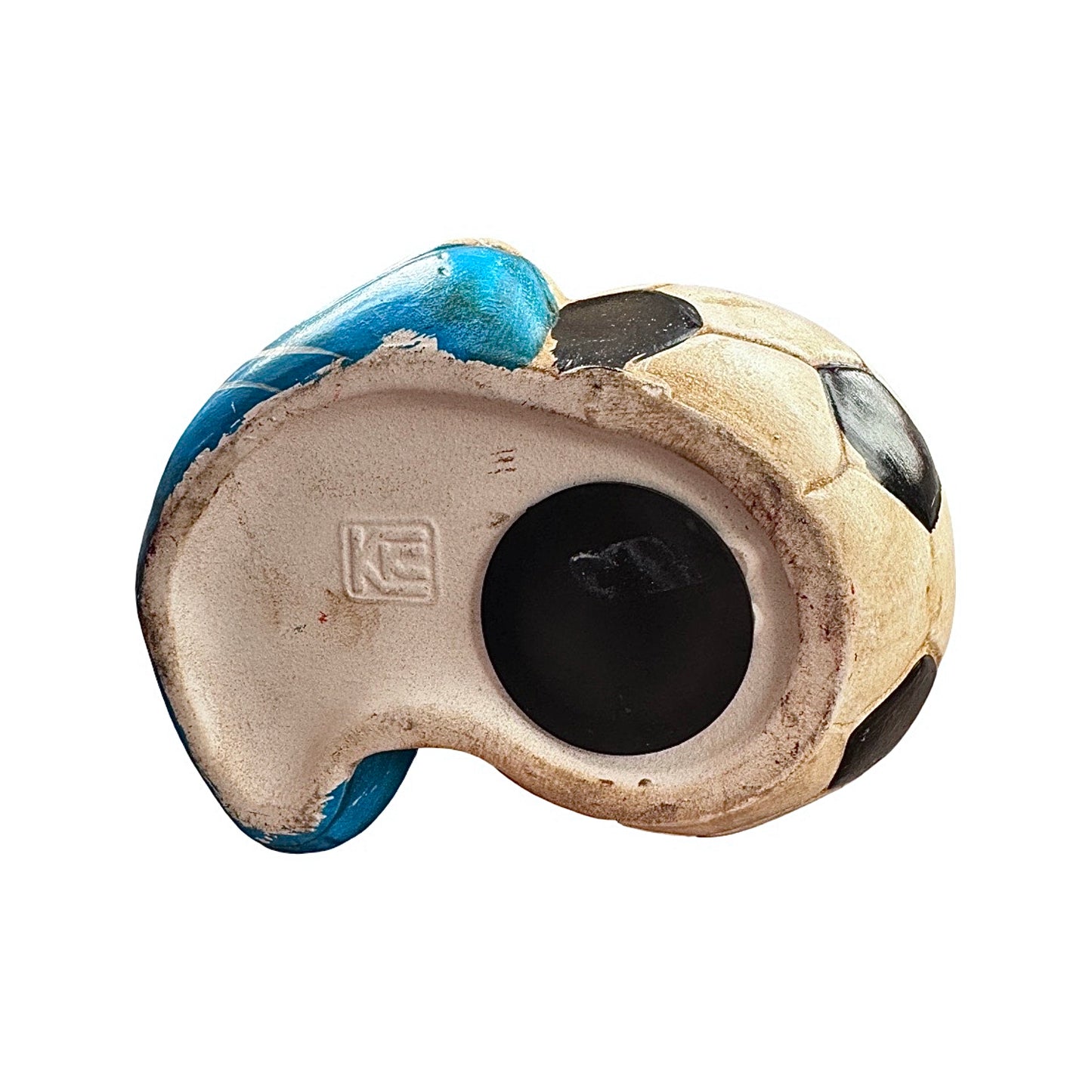 Vintage Ceramic Football Piggy Bank