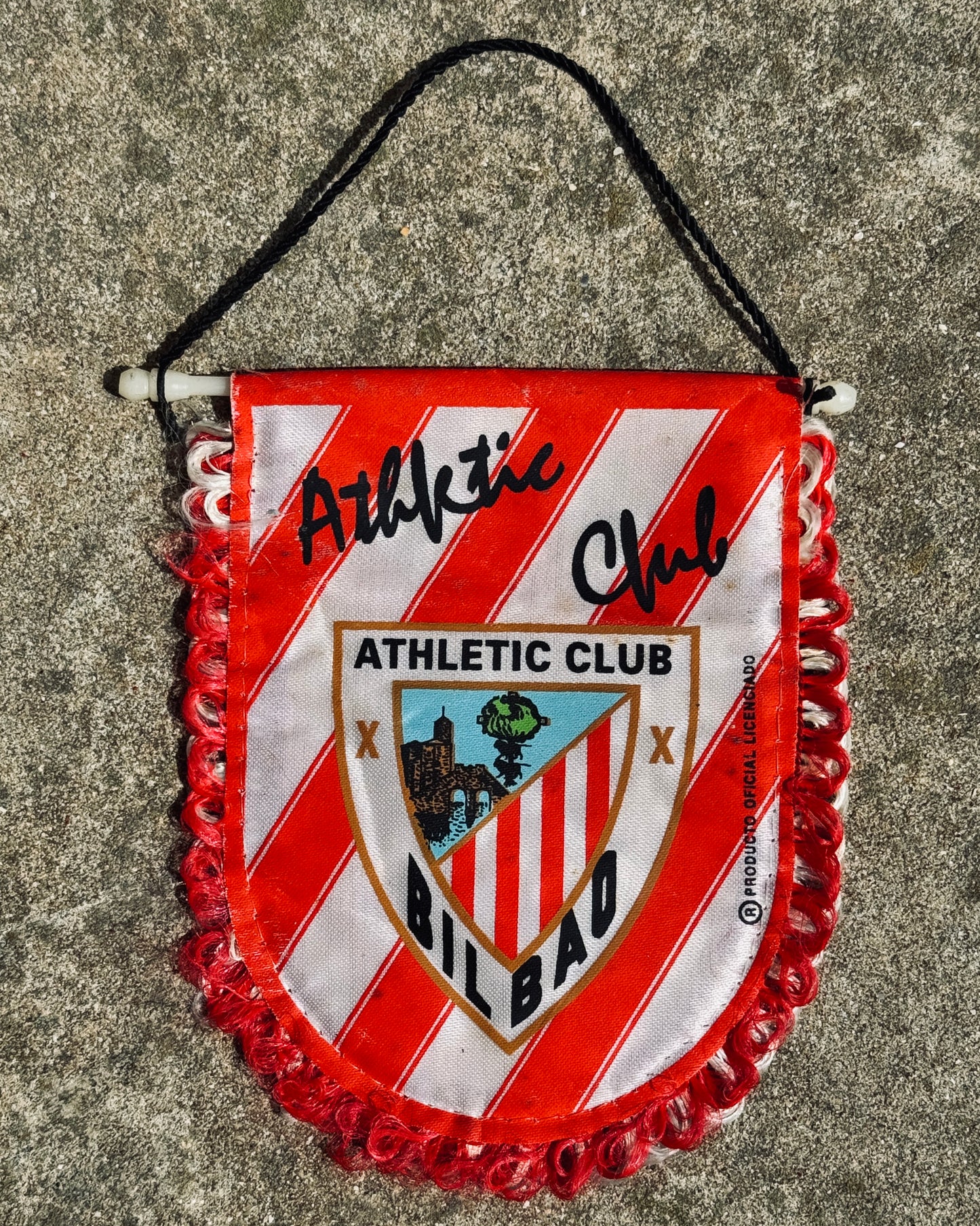 Mini 90s Vintage Athletic Club Bilbao Pennant