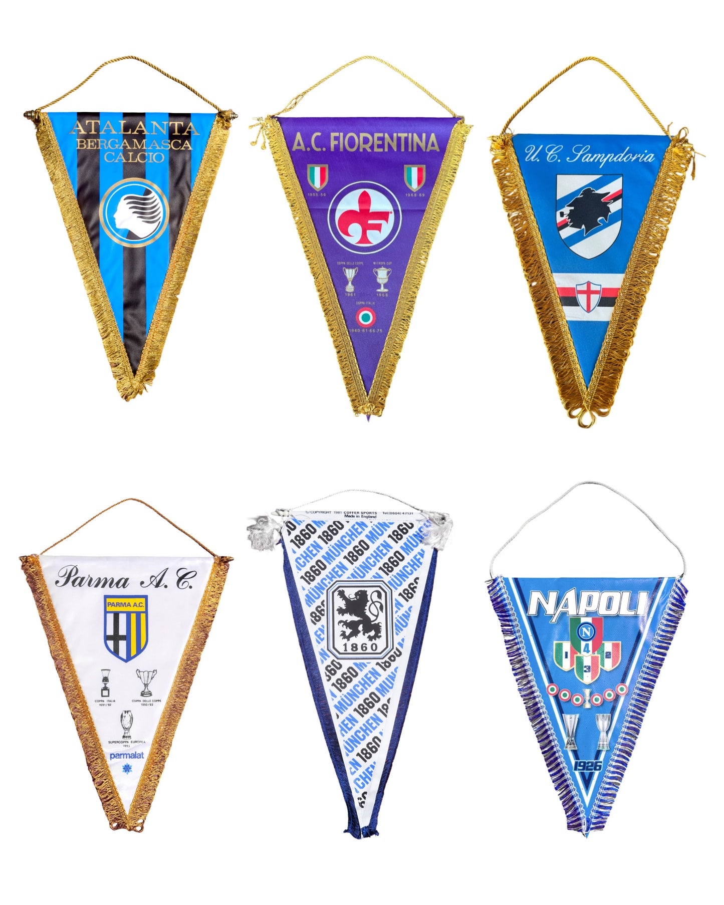 Vintage Football Pennants (£20 Bundle)
