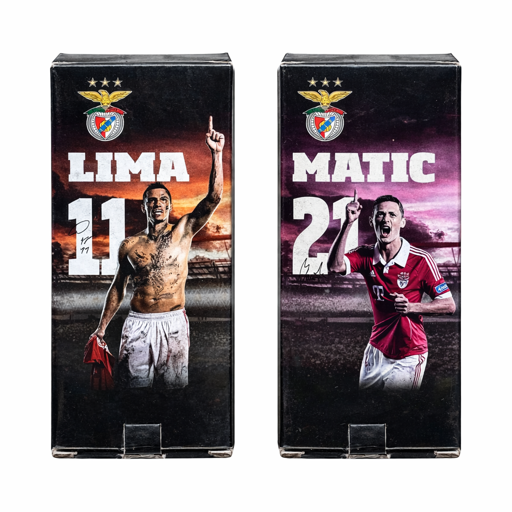 Pair of Dead Stock Benfica Glasses - Lima & Matic 2011