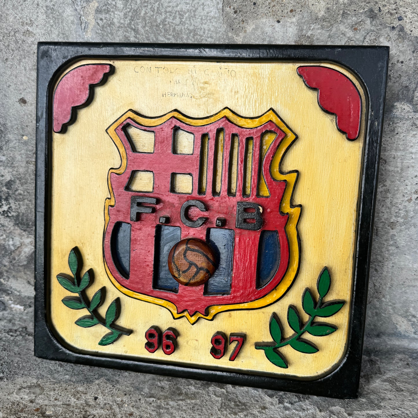 Hand Made Barcelona Folk Art Carving 96-97
