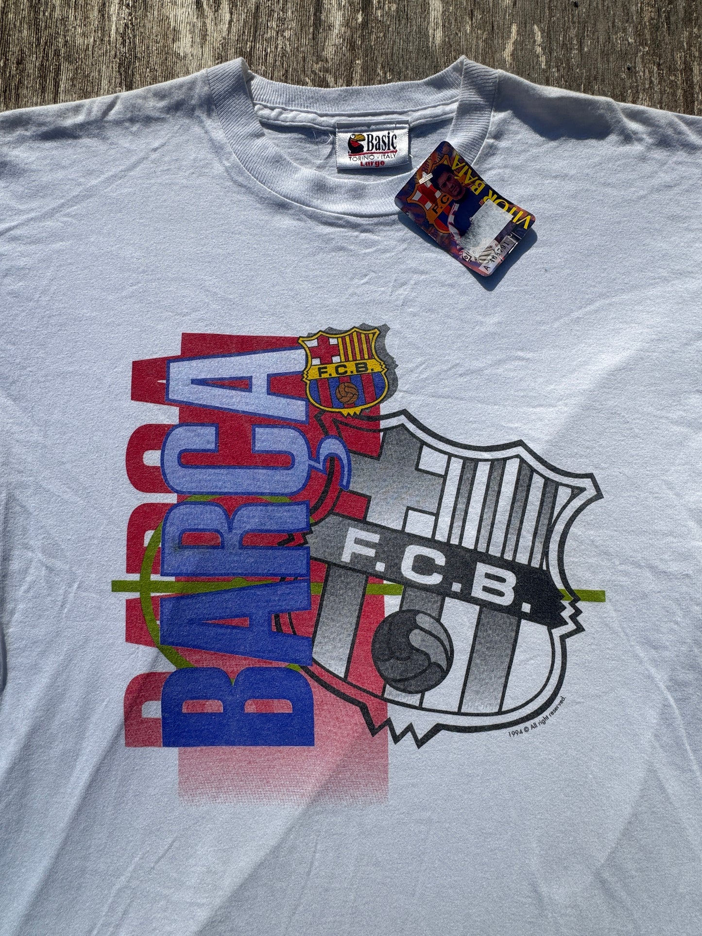 Dead stock 94 Barcelona Basic T-Shirt with tags