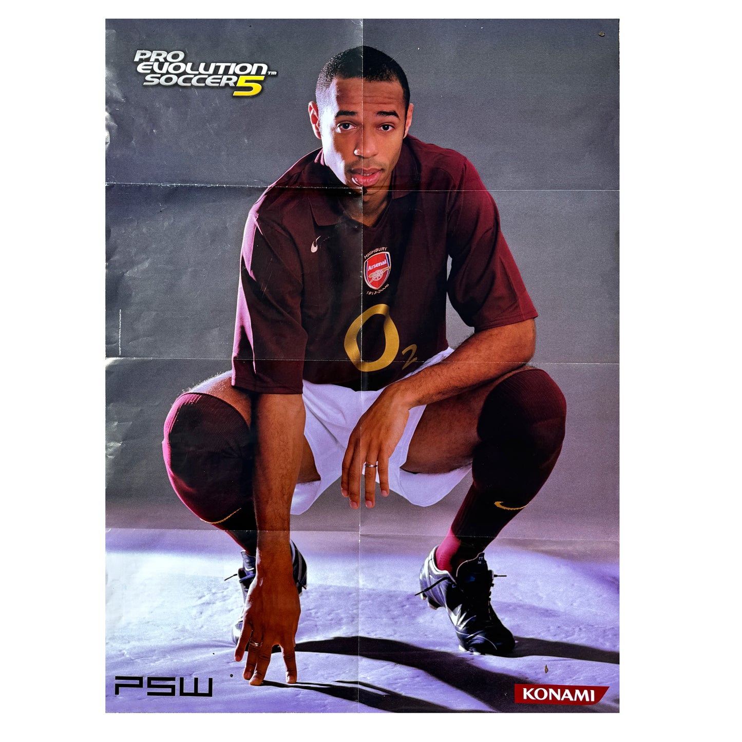 Rare 2005 Pro Evo Soccer - Henry XL Poster