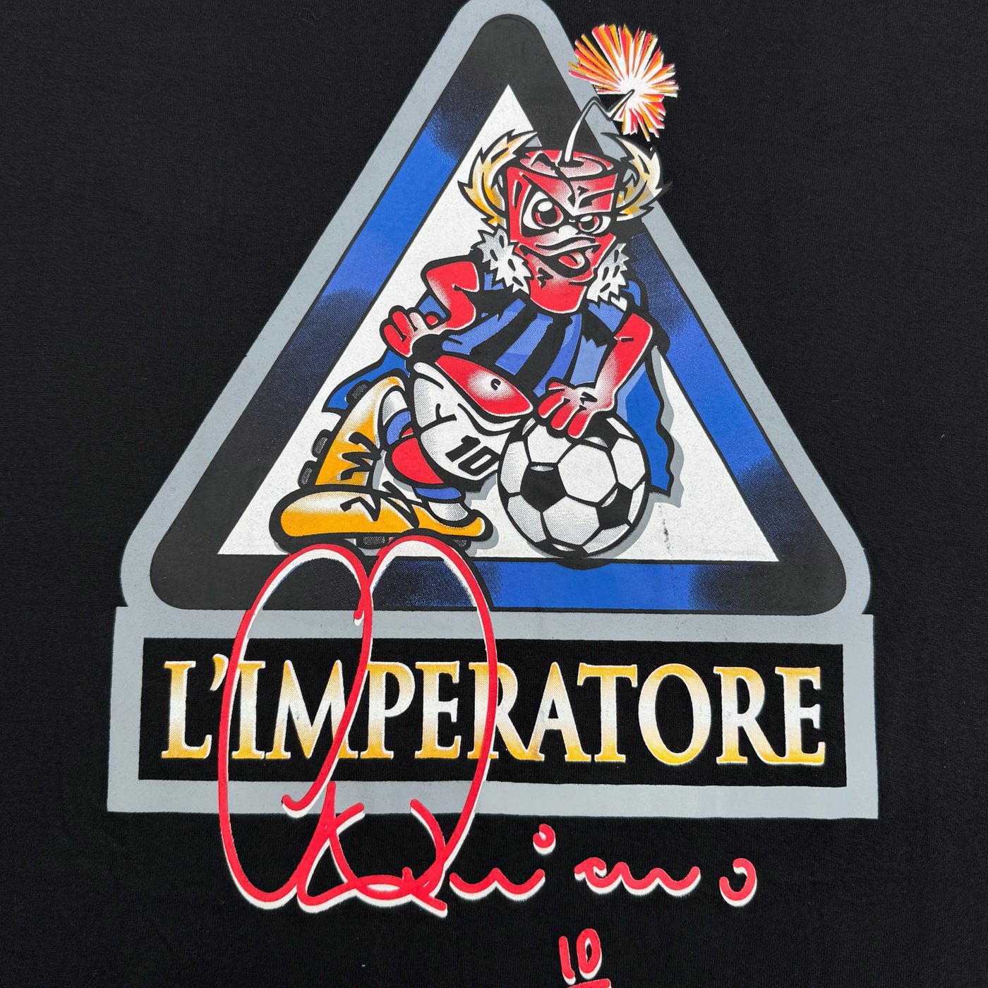 Vintage Adriano The Emperor Inter Milan T-Shirt