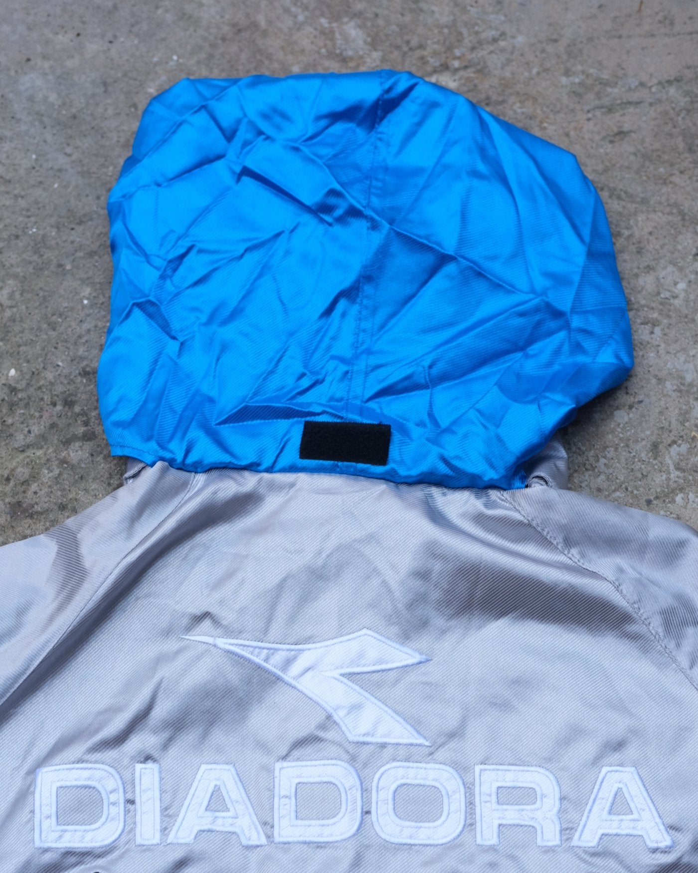 Player Issue Napoli Metallic Diadora Football Windbreak Jacket