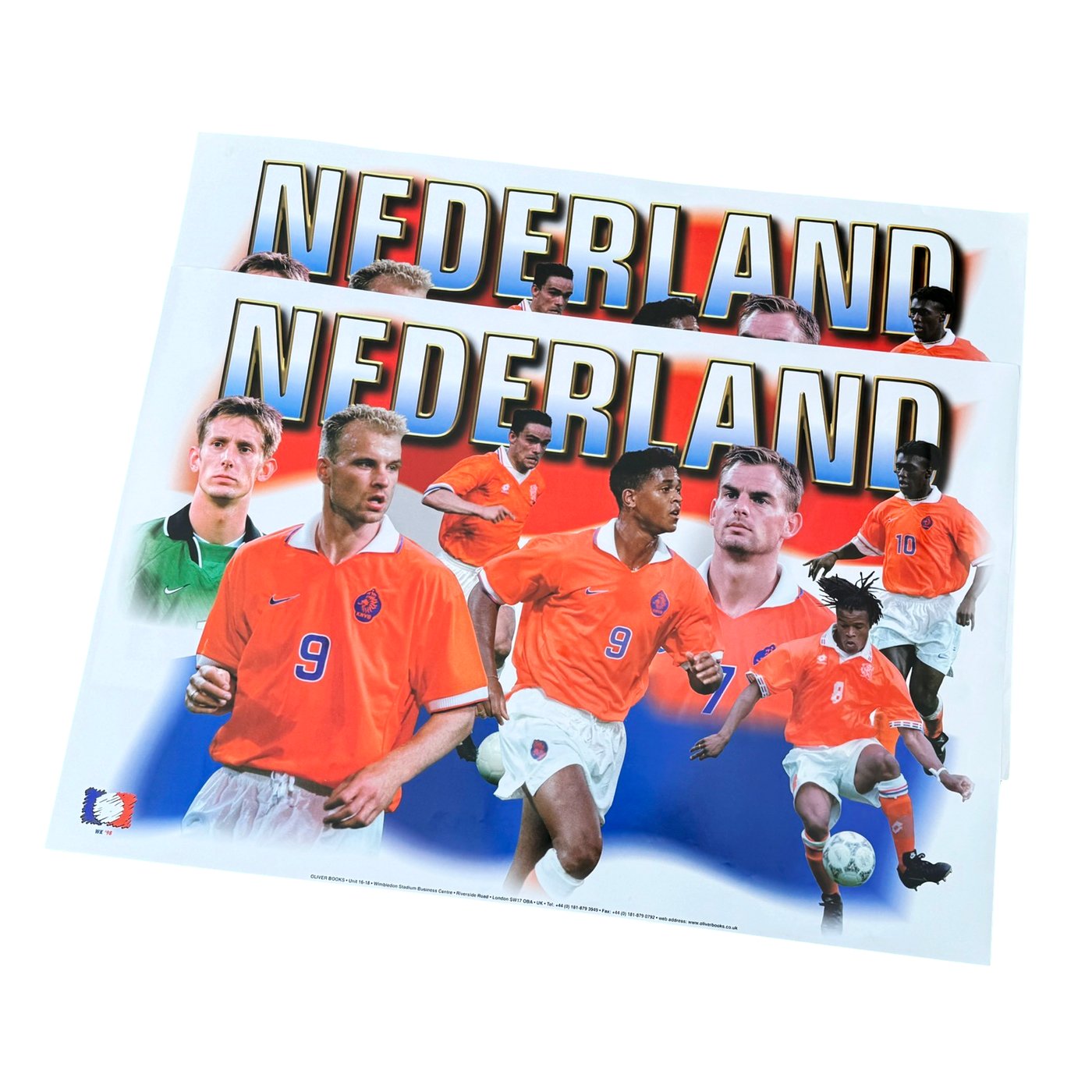 World Cup 1998 Netherlands / Holland Team Poster