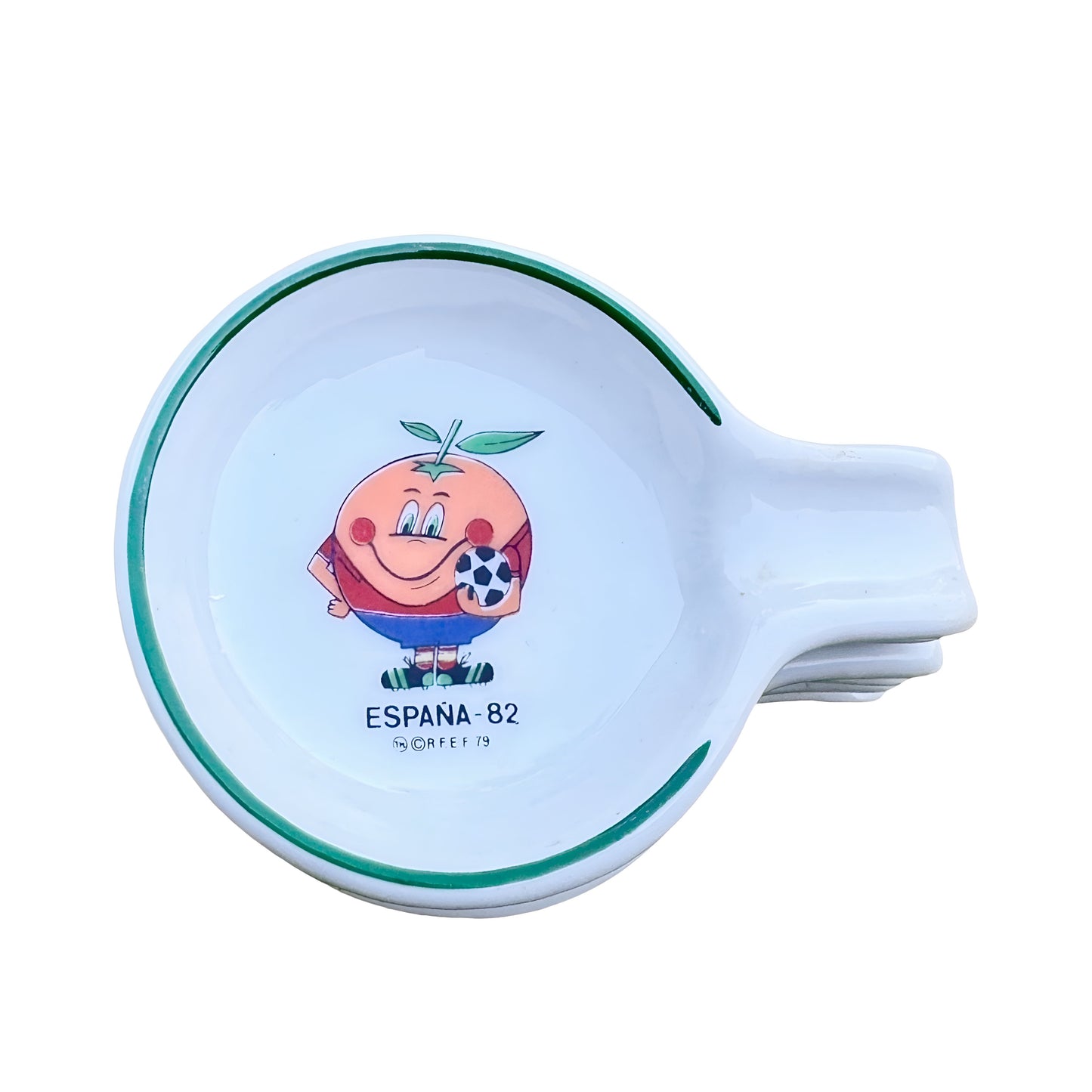 Mini Spain 82 World Cup Naranjito Ceramic Ash Tray