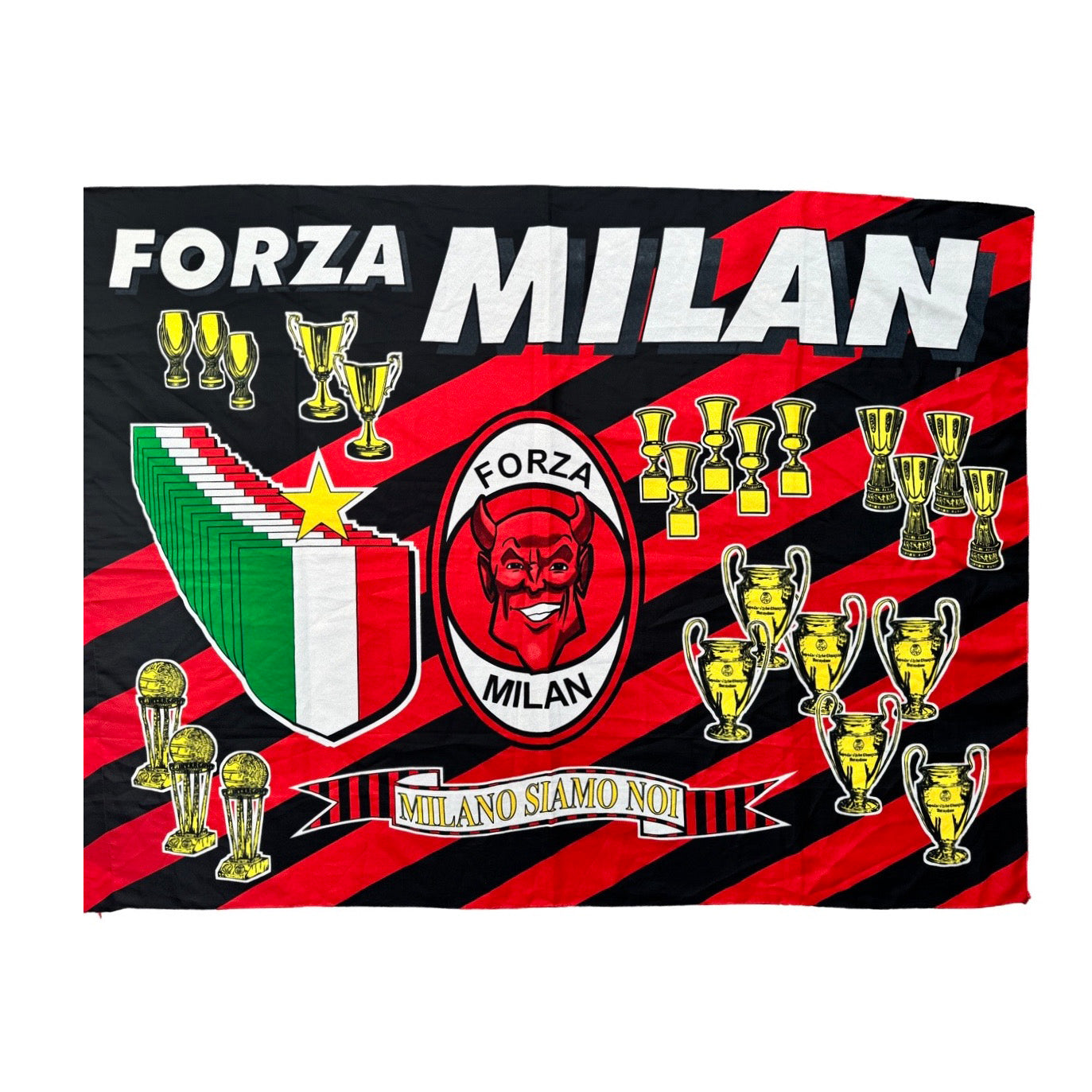 Vintage AC Milan Wall Flag