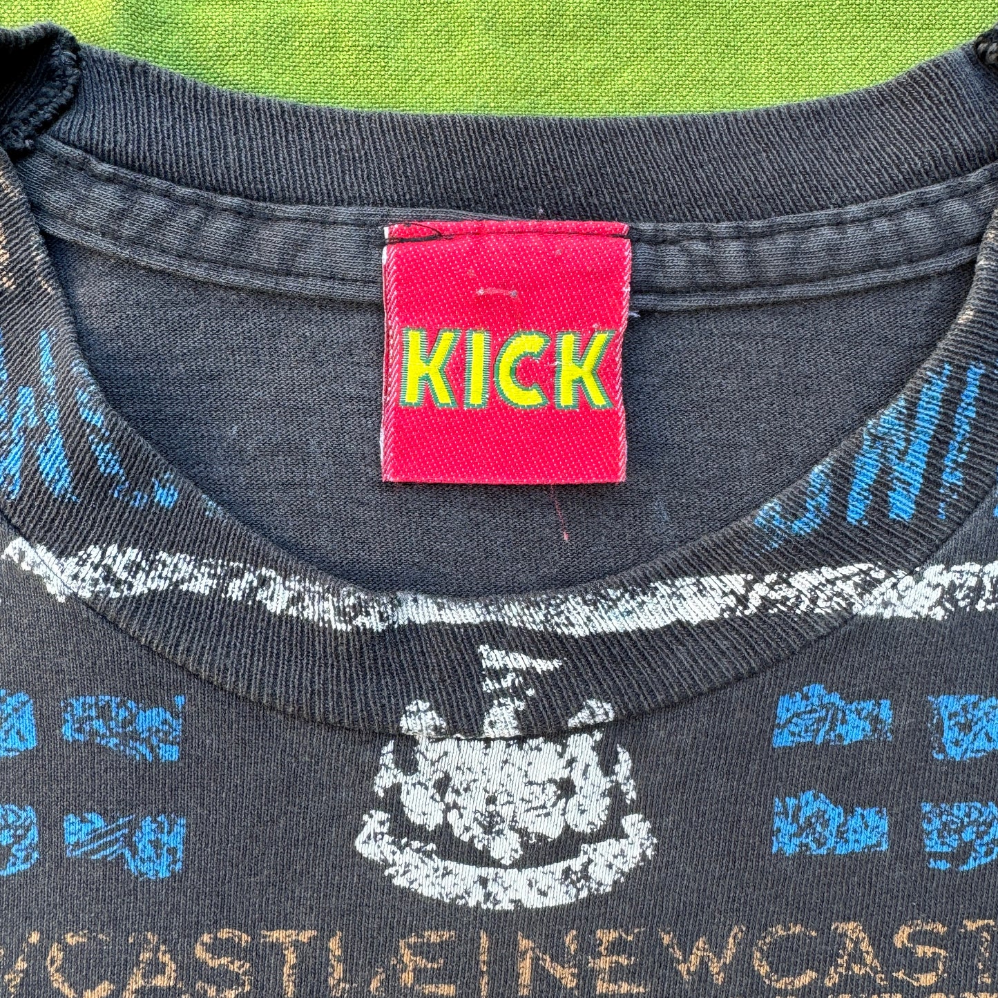 90s Newcastle United Bootleg All Over Print Vintage Shirt