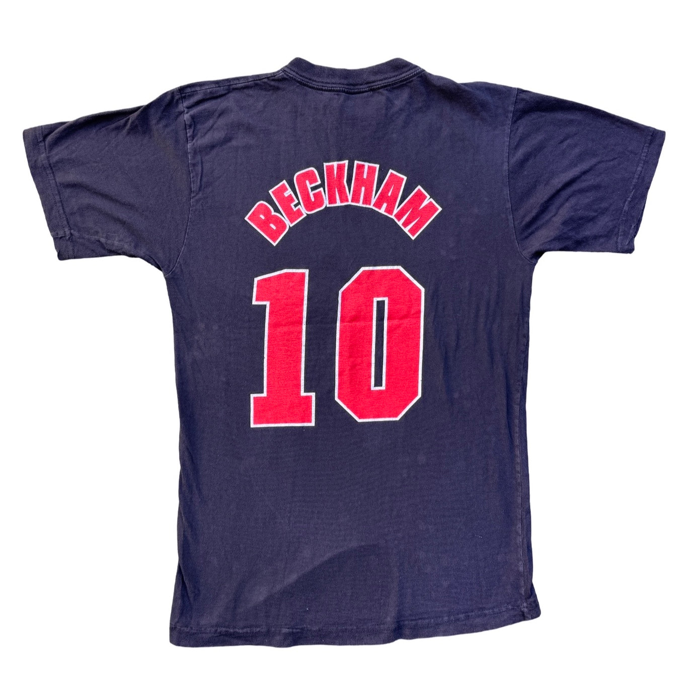 David Beckham Man U Bootleg Vintage Football T-Shirt