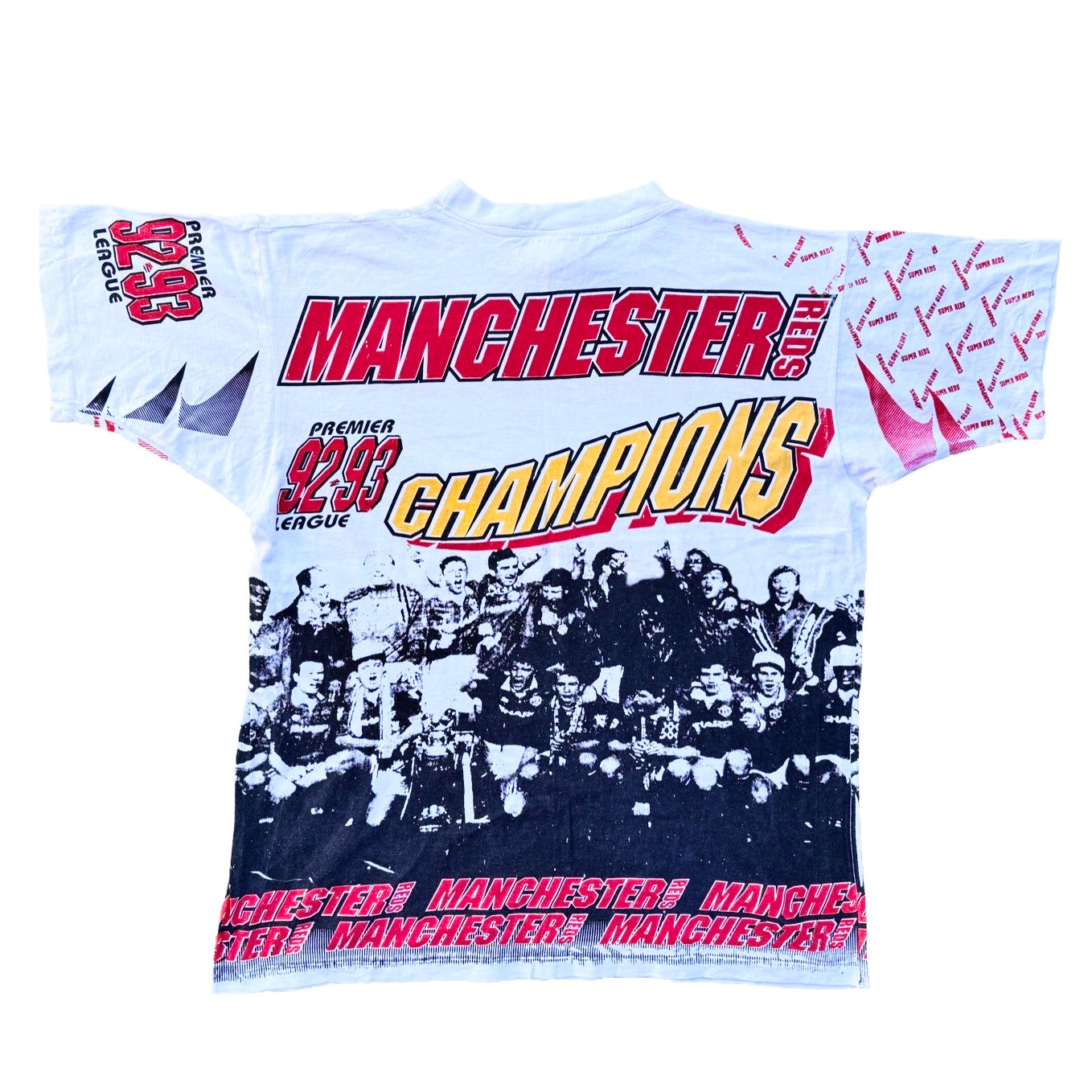Manchester United Bootleg AOP Vintage 92/93 Football T-Shirt