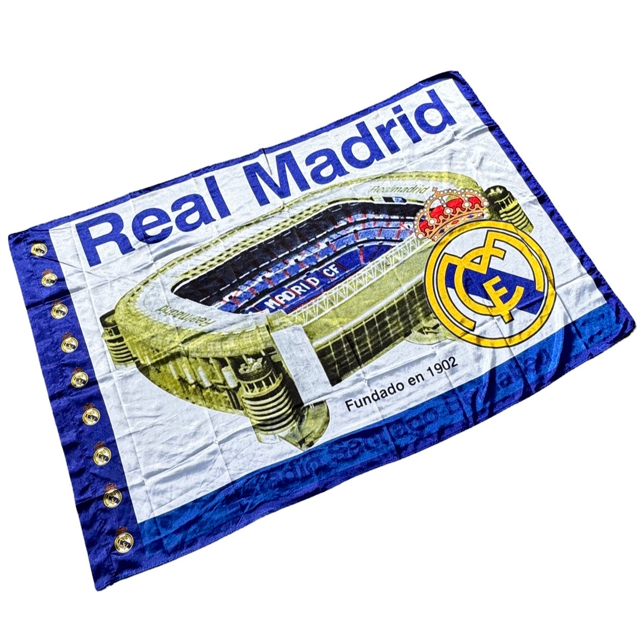 Vintage Santiago Bernabéu Stadium Flag
