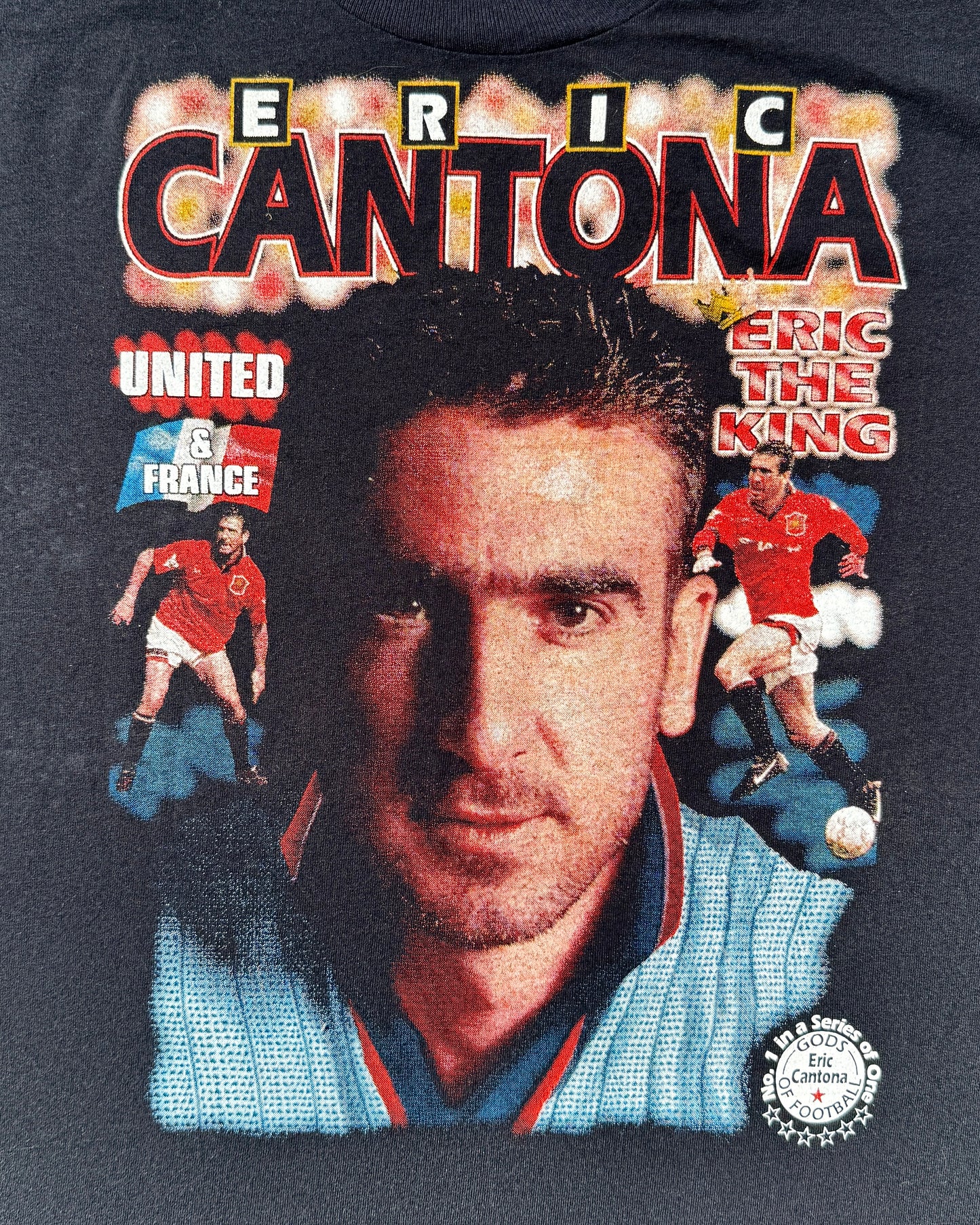 Man United Eric The King Cantona Classic Bootleg T-Shirt