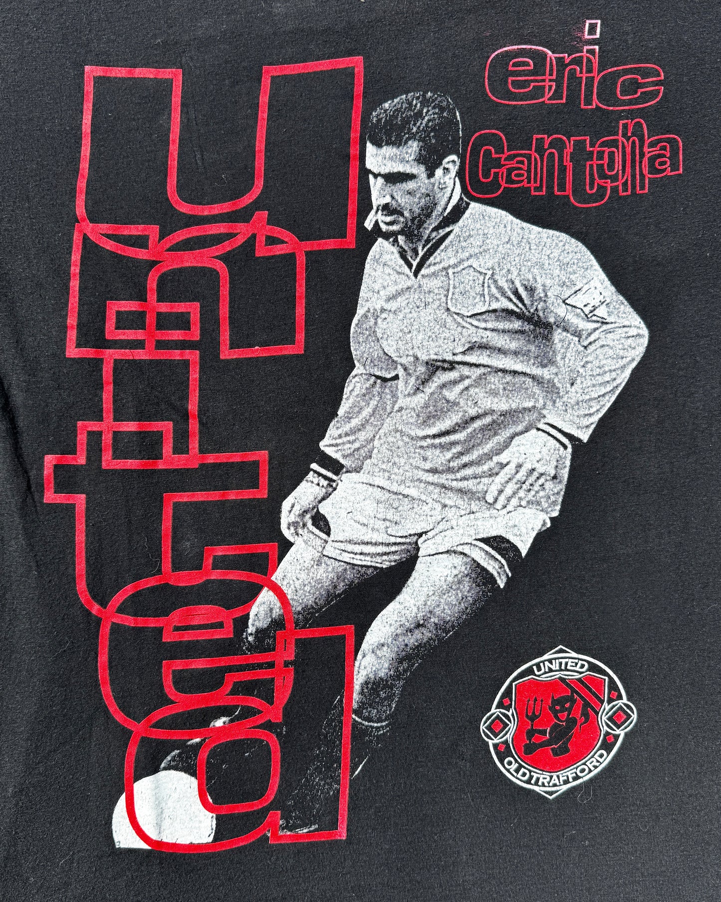 Man United Eric Cantona Classic Bootleg T-Shirt