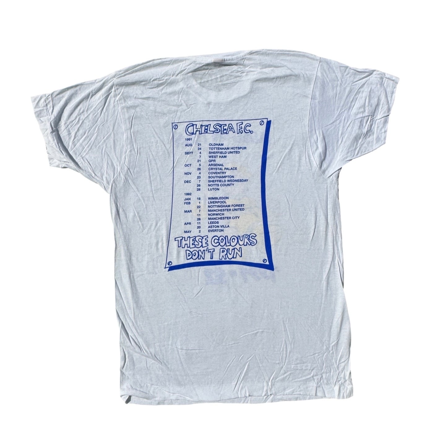 Chelsea - Blues on Tour 1991 / 92 Stitch T-Shirt