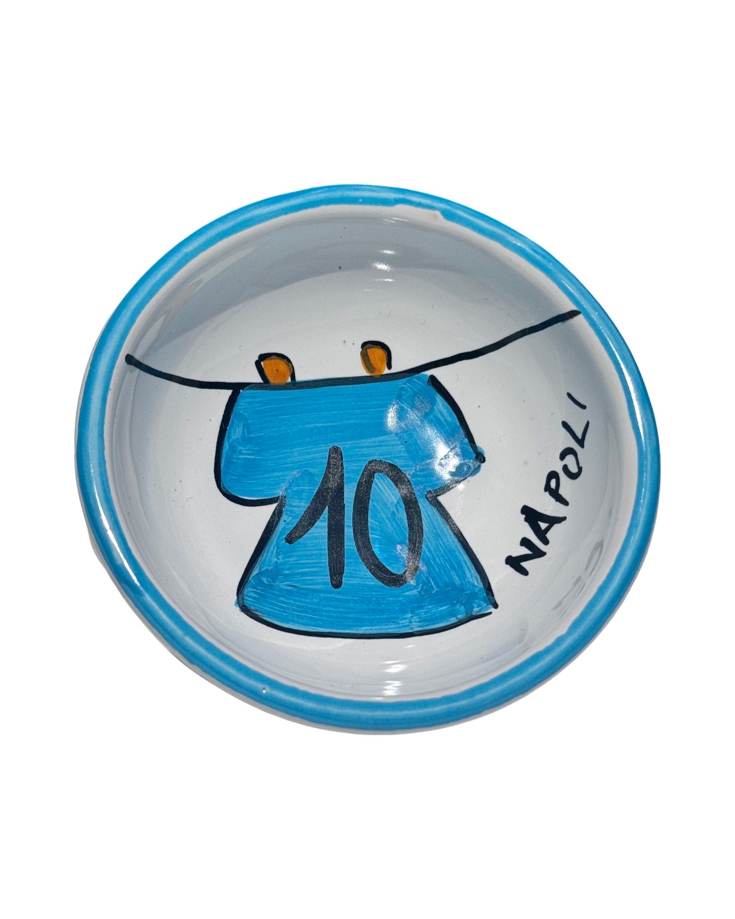 Hand Painted Ceramic Napoli 10 Diego Ash Tray's