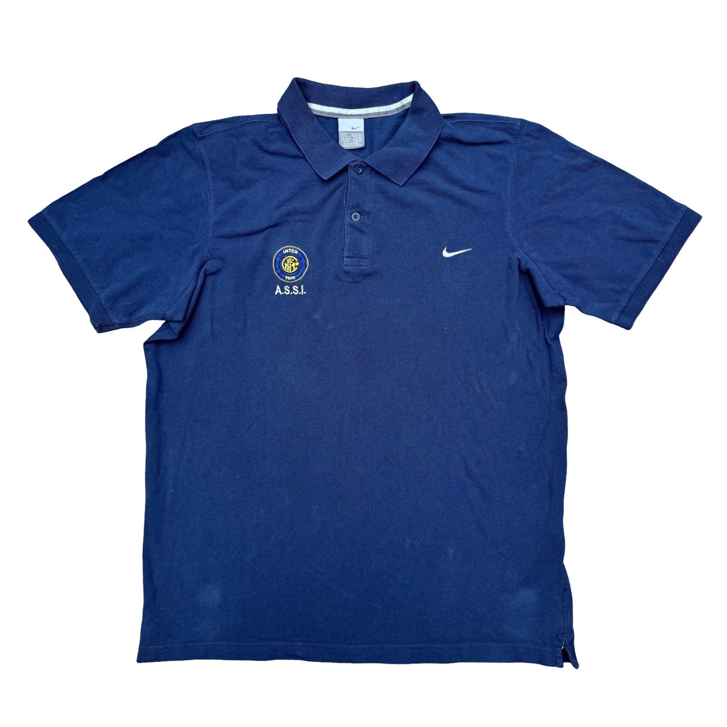 Early 2000s Inter Milan Coaching Nike Polo Shirt