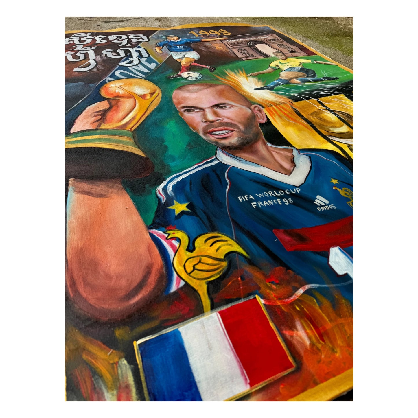The Final Friends - Zidane Oil Painting on Canvas