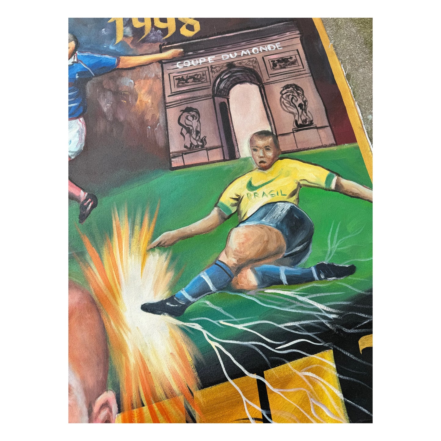 The Final Friends - Zidane Oil Painting on Canvas