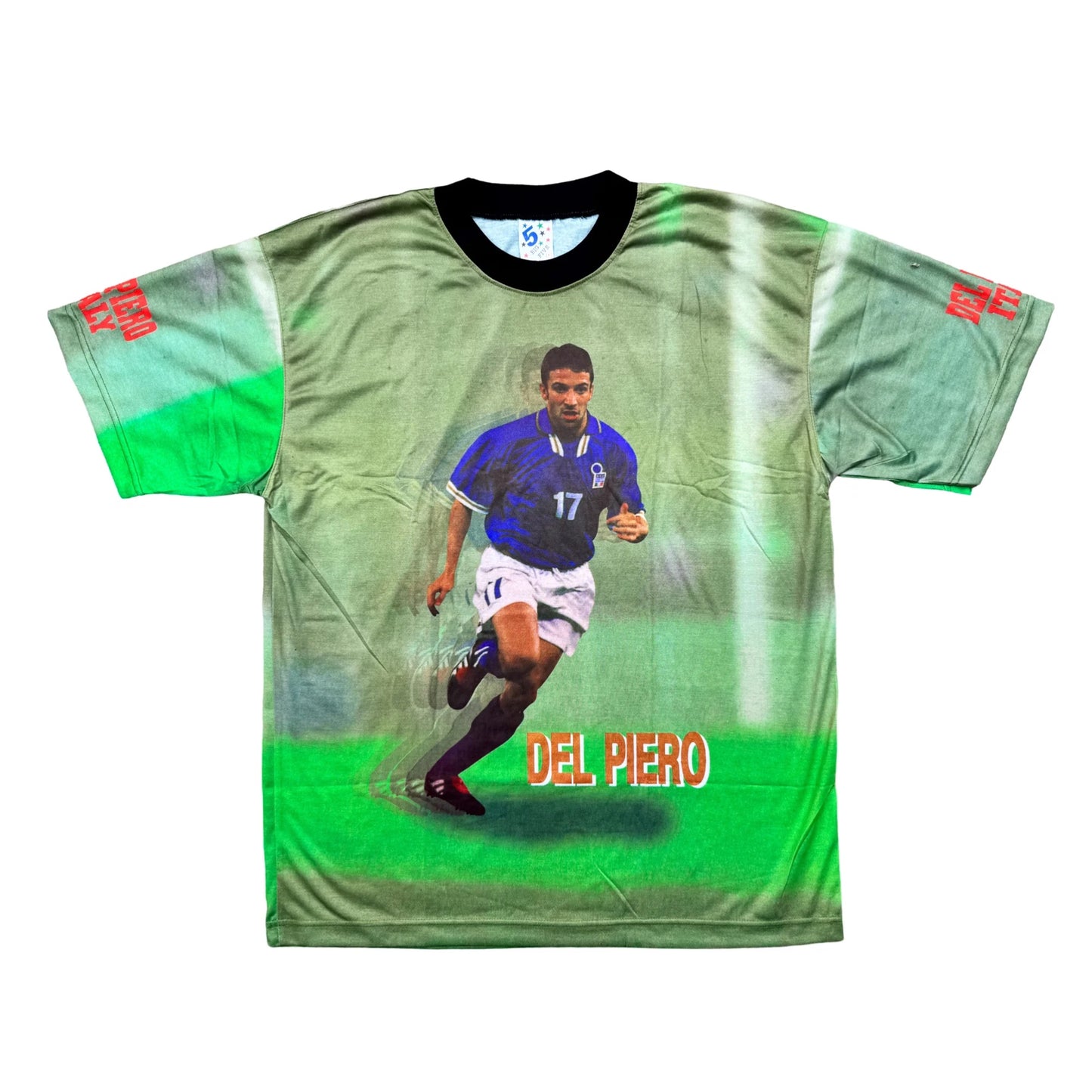 Del Piero Italy Bootleg • Big5 Japan Fan Football T Shirt