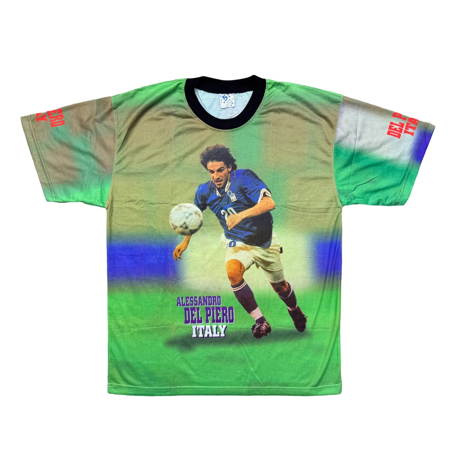 Del Piero Italy Bootleg • Big5 Japan Fan Football T Shirt
