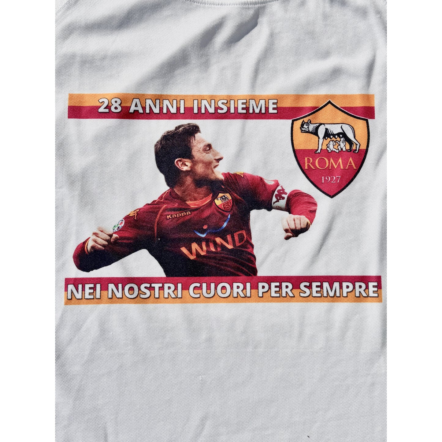 Vintage Totti Roma Fan Shirt