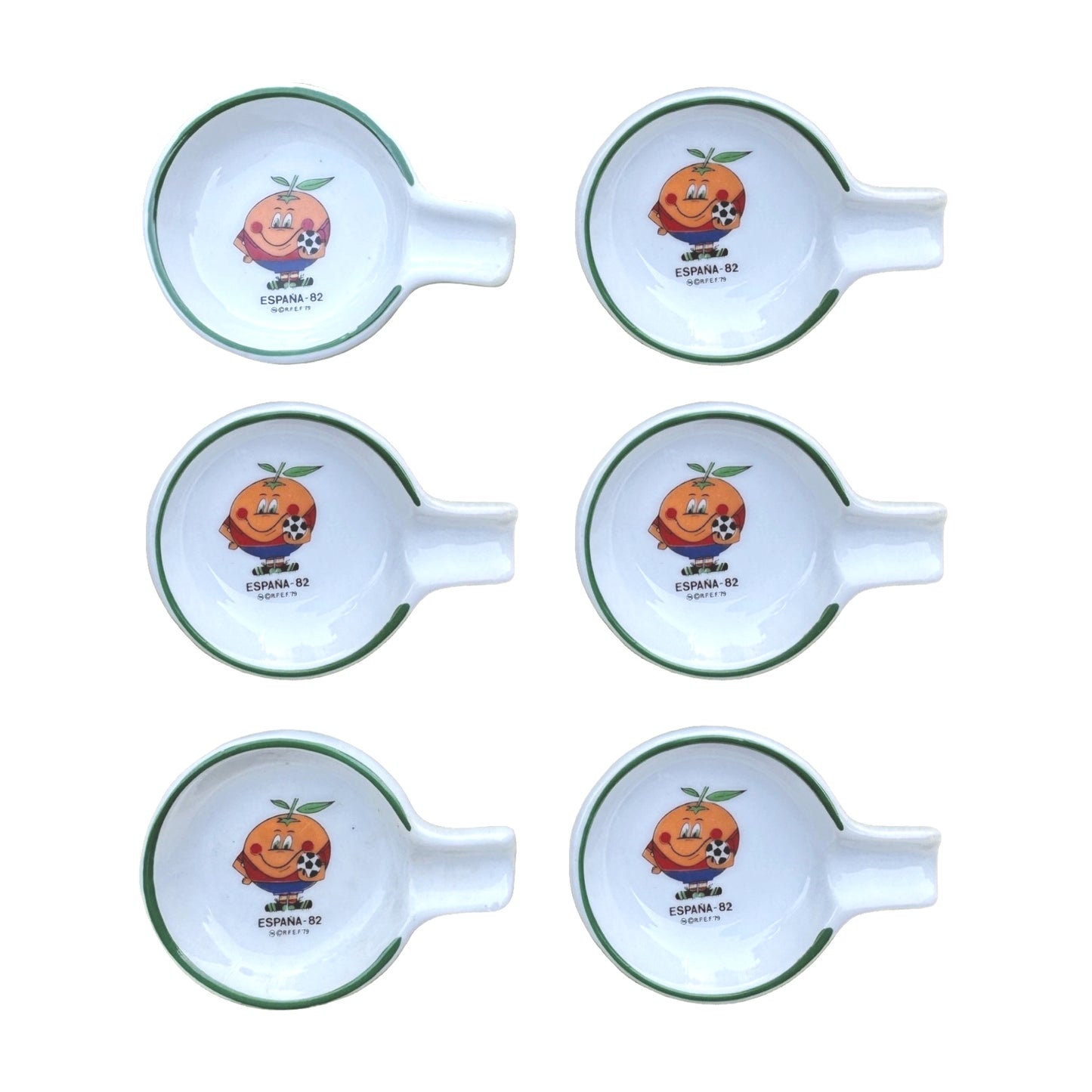 Mini Spain 82 World Cup Naranjito Ceramic Ash Tray