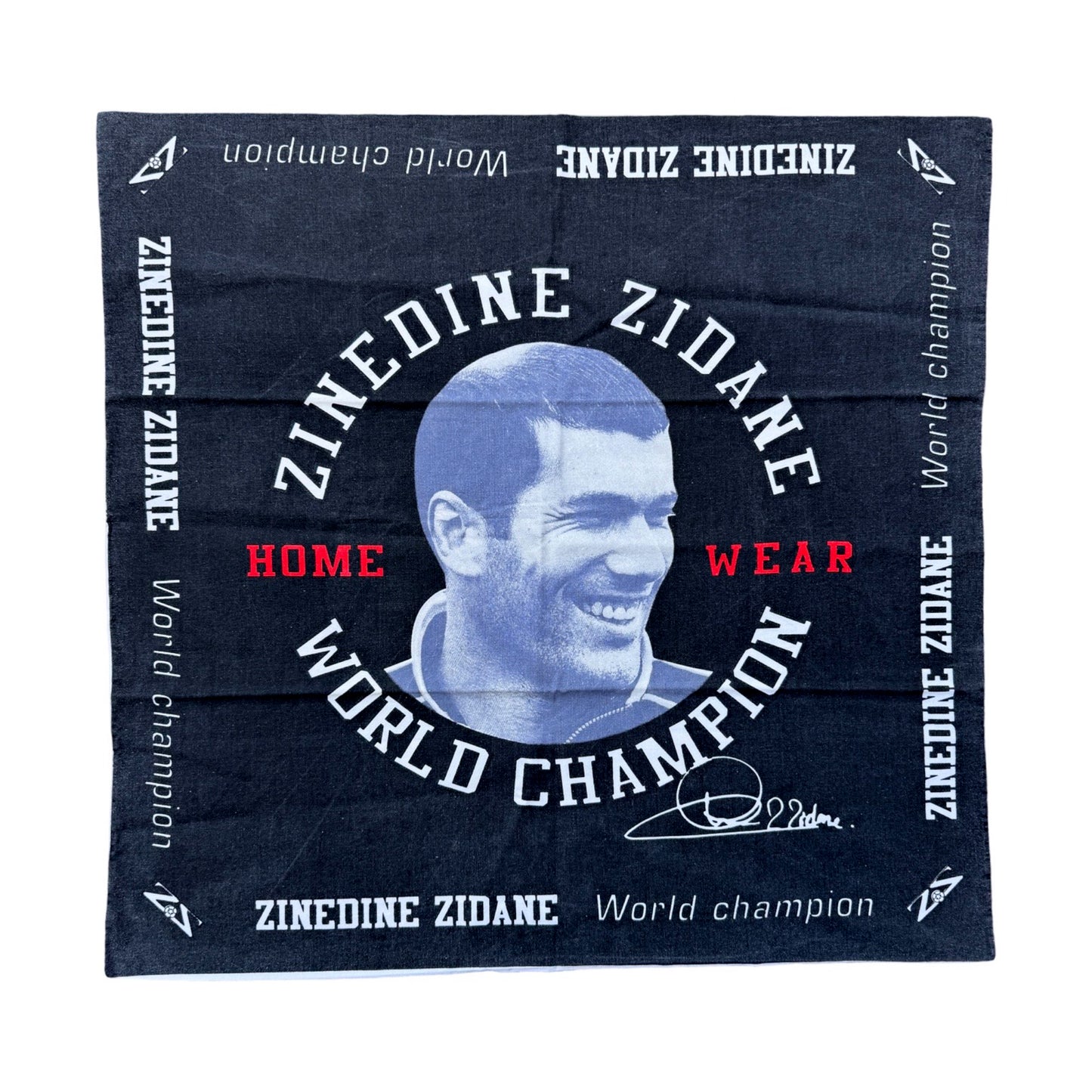 Zinedine Zidane Vintage Cushion Cover