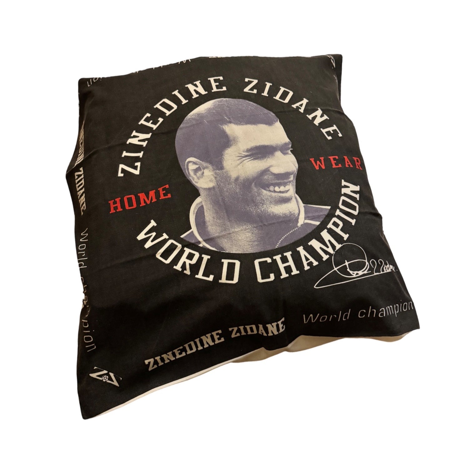 Zinedine Zidane Vintage Cushion Cover
