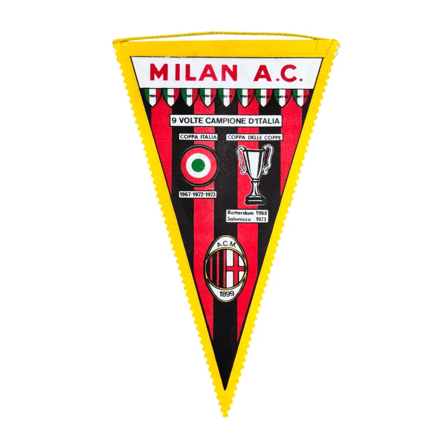 Vintage AC Milan Wall Pennant