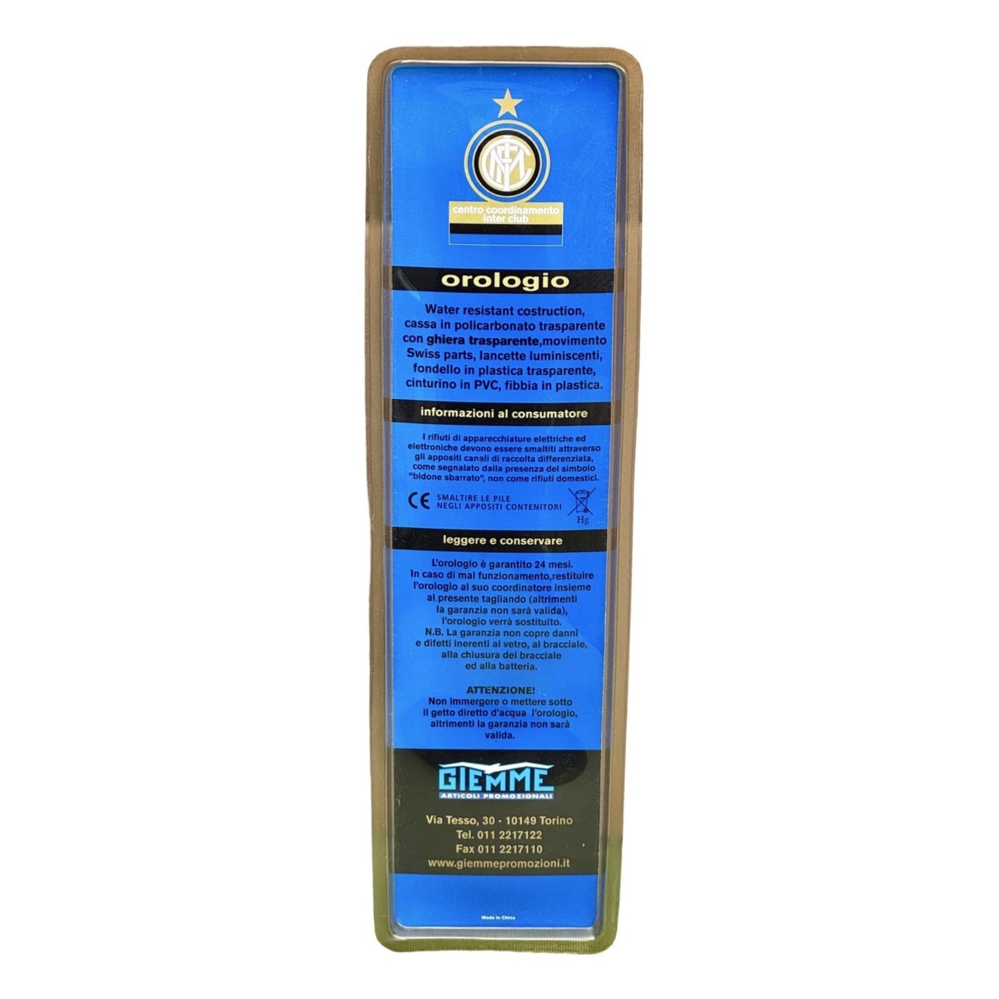 Dead Stock Inter Milan Wrist Watch