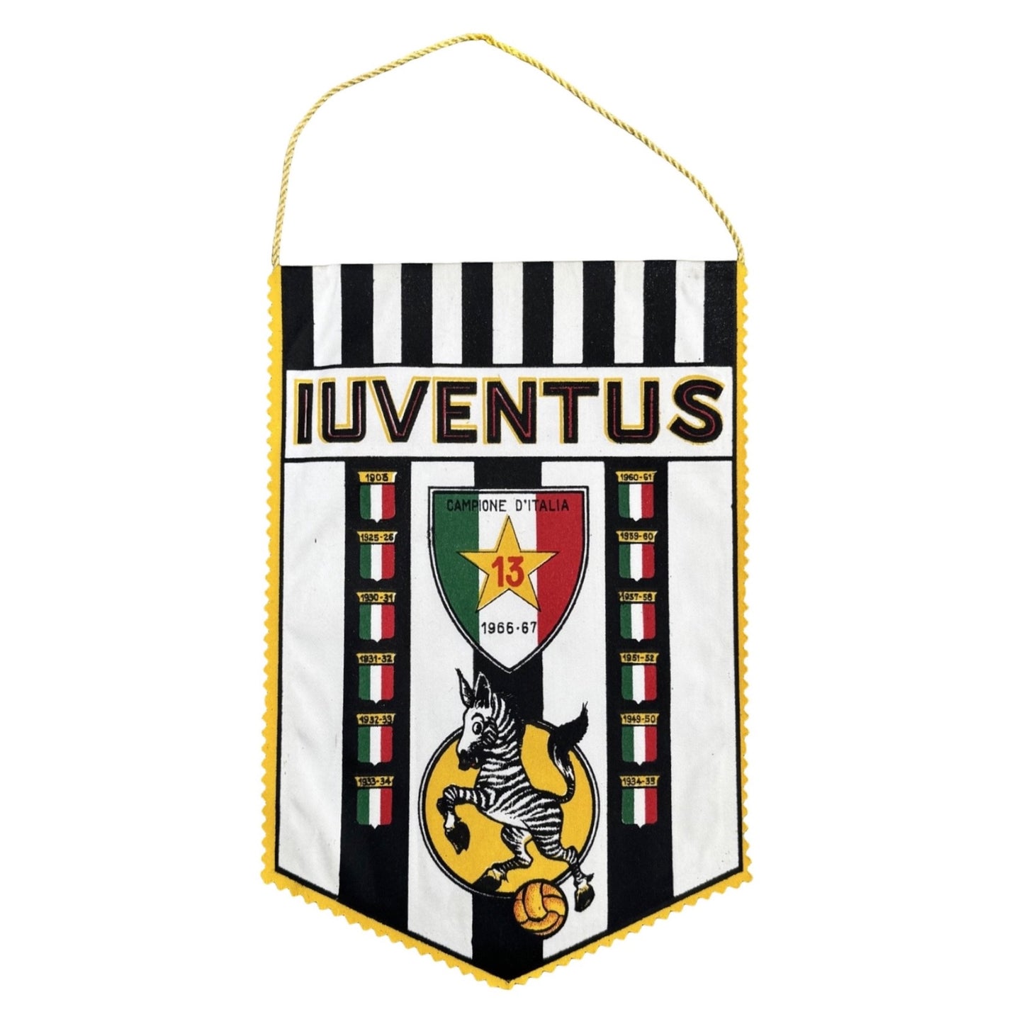 Vintage Juventus Wall Pennant