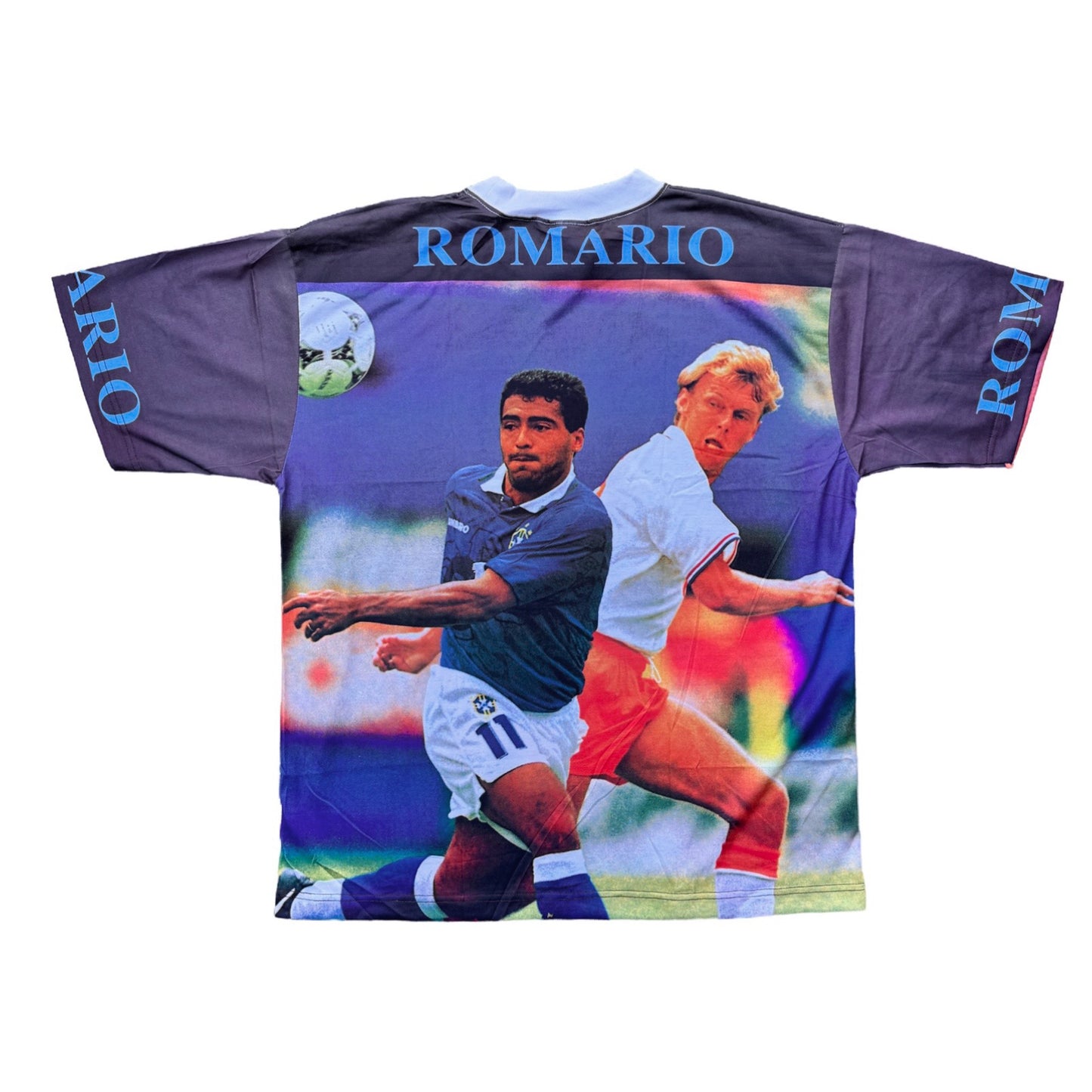Vintage Romario Bootleg Brazil Fan Football Shirt