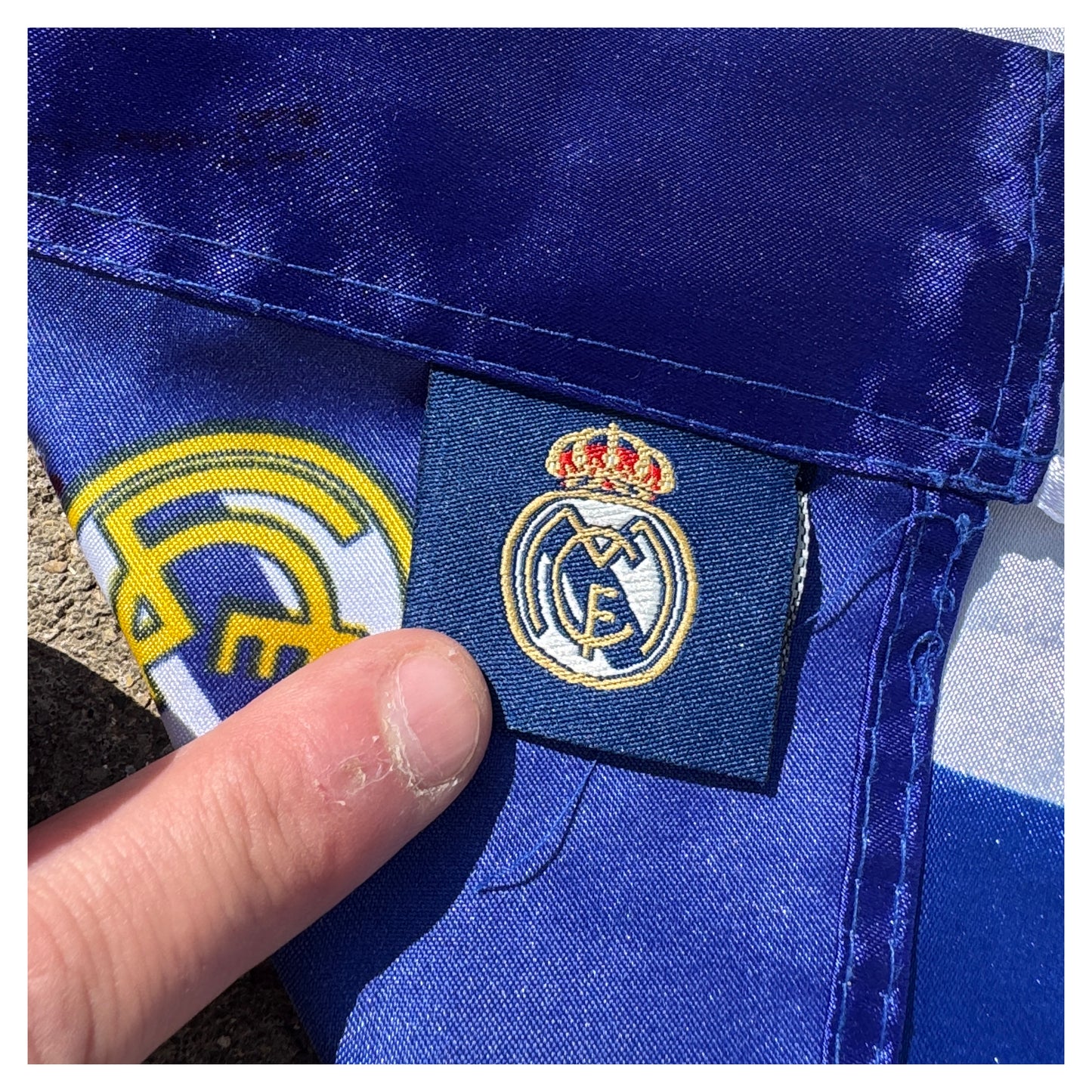 Vintage Santiago Bernabéu Stadium Flag