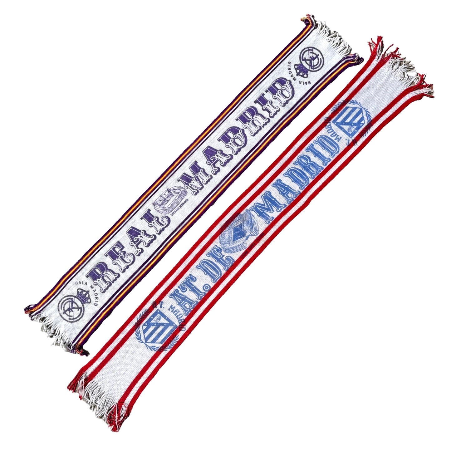 80s Football Scarfs Real Madrid / Atlético Madrid