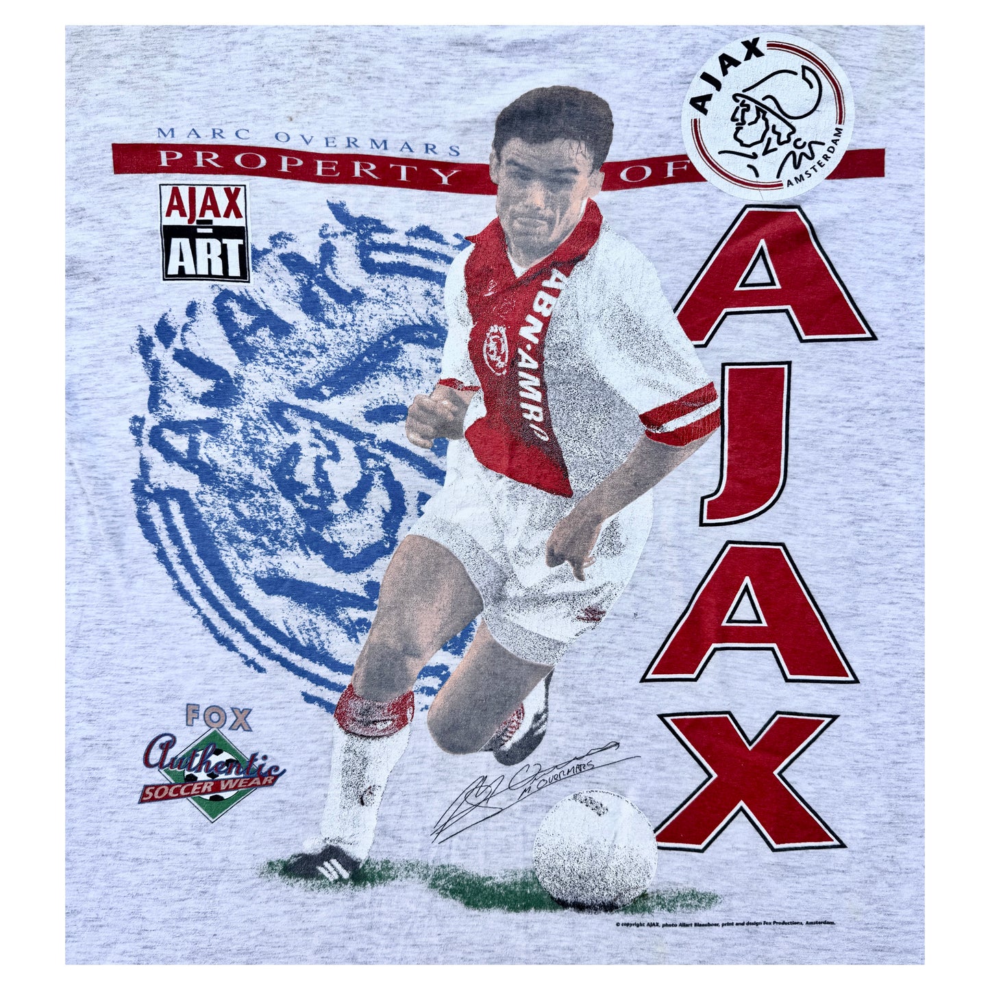 Mark Overmars Ajax Bootleg Football Fan T-Shirt