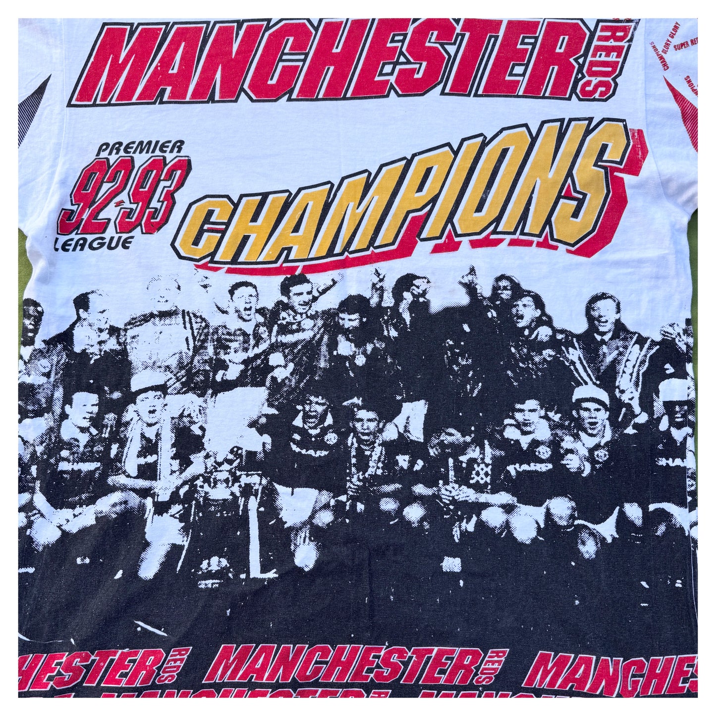 Manchester United Bootleg AOP Vintage 92/93 Football T-Shirt