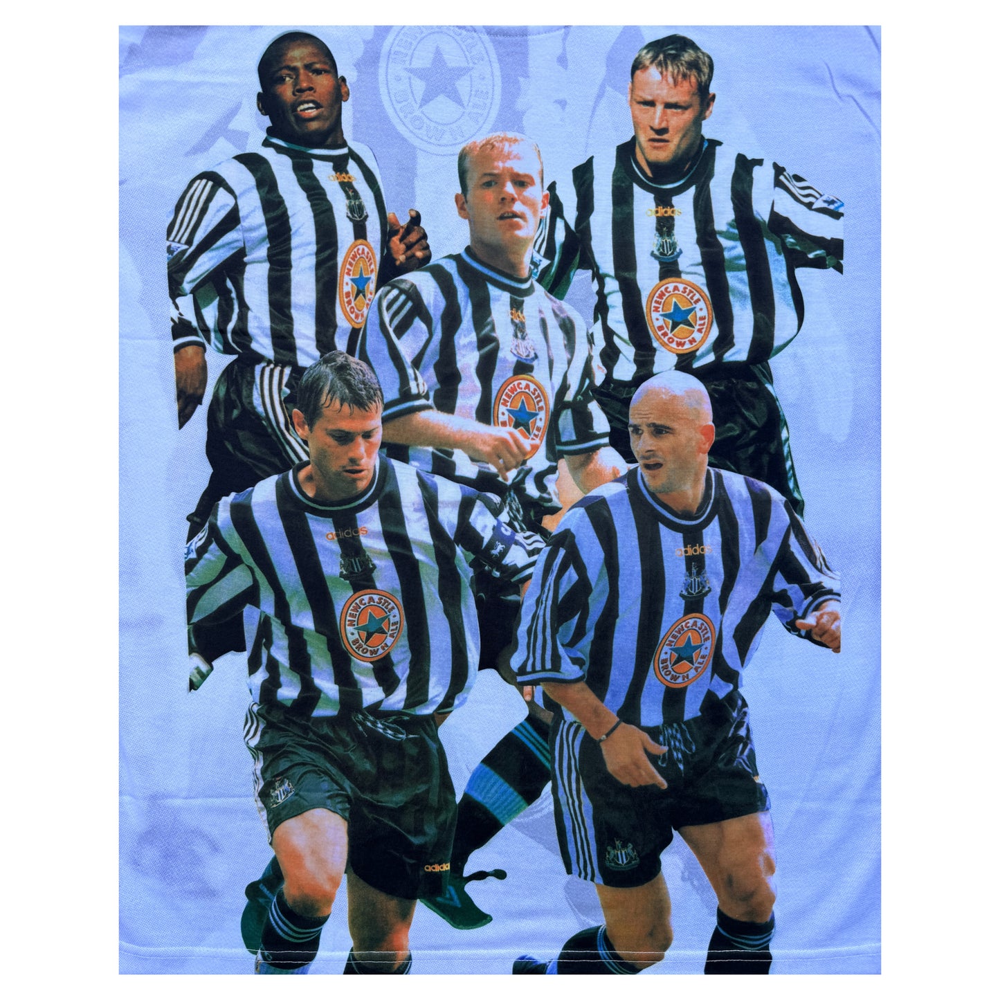 Newcastle United Vintage Bootleg Football Shirt