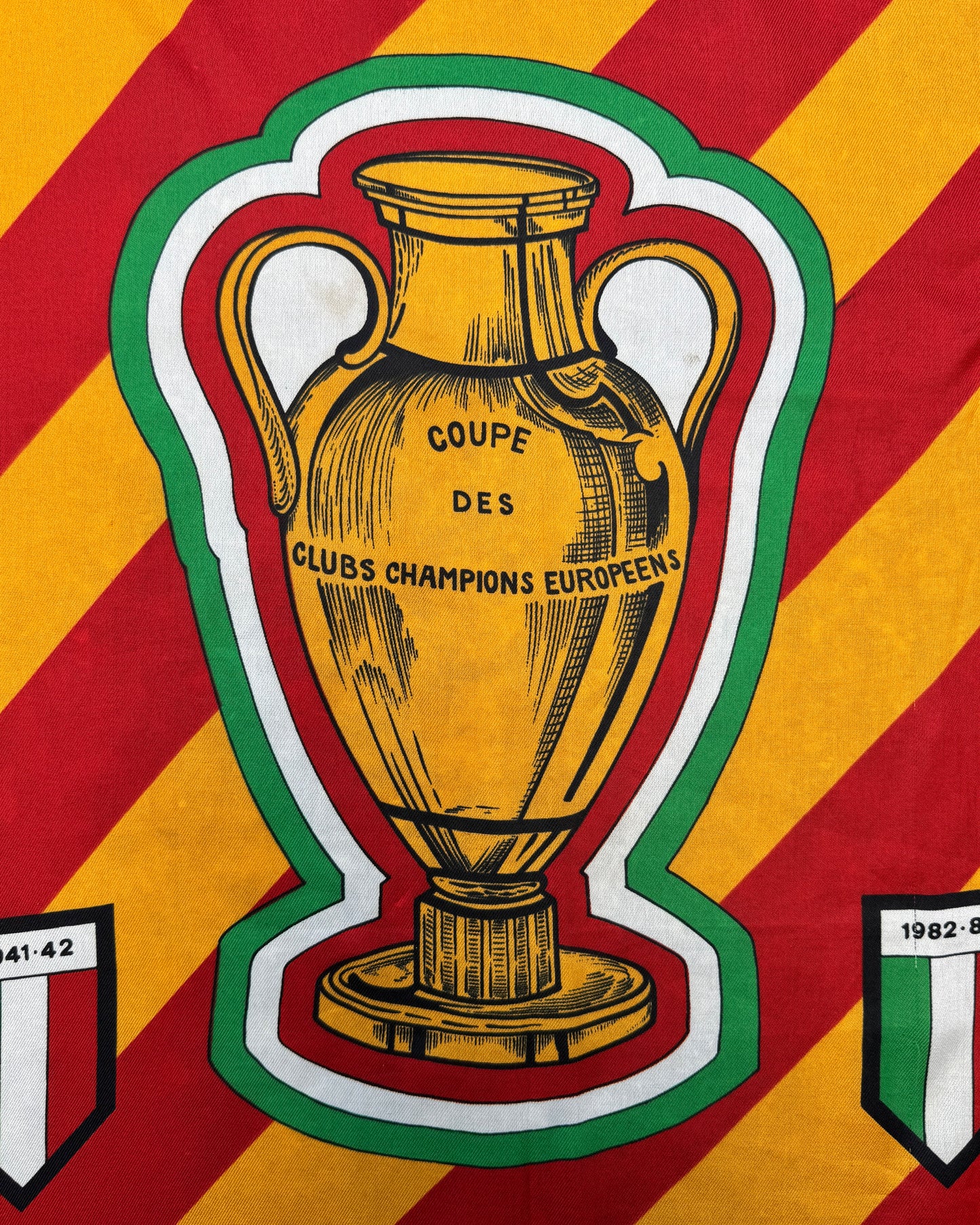Rare 80s Roma European Football Flag