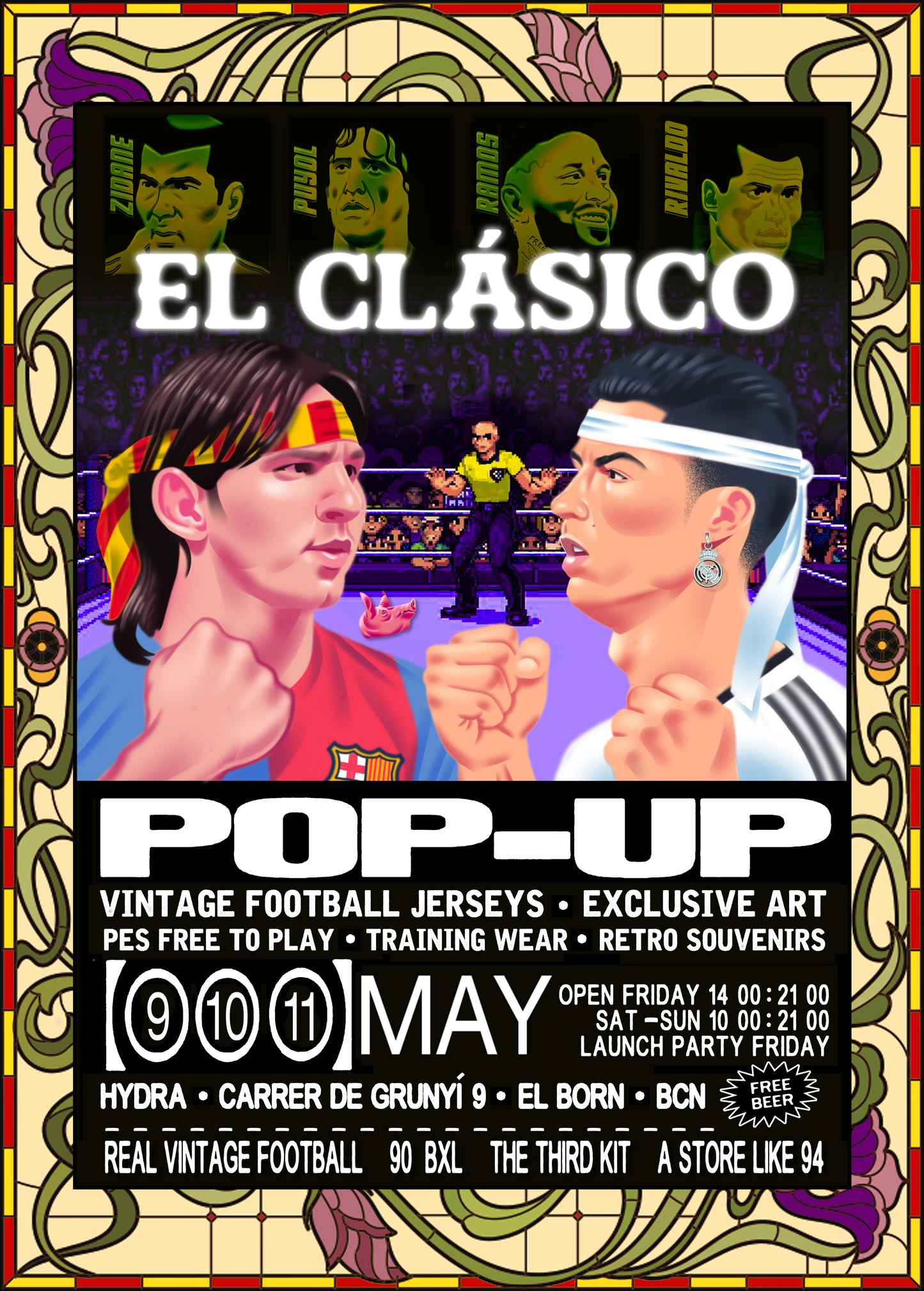 Limited Edition - El Clásico Pop Up Prints by @danxdraws