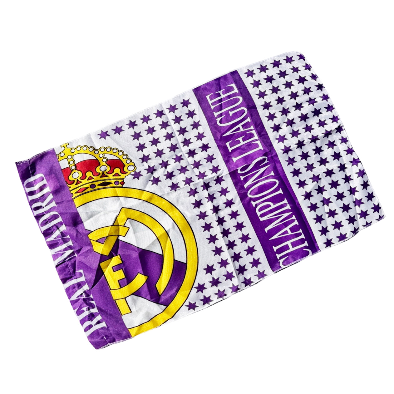 Small Vintage 90s Madrid Champions League Flag
