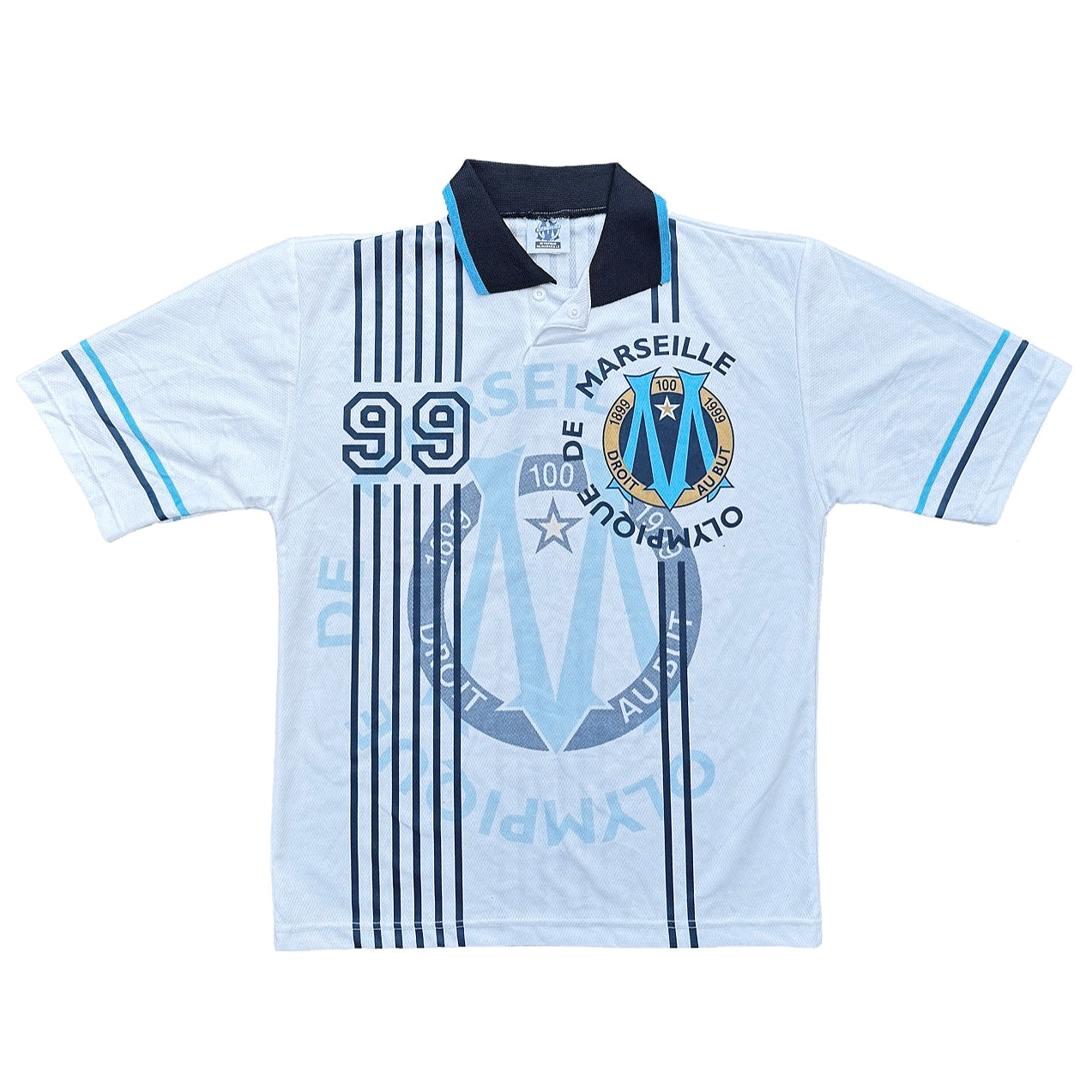 90s Bootleg Marseille Football Fan Shirt