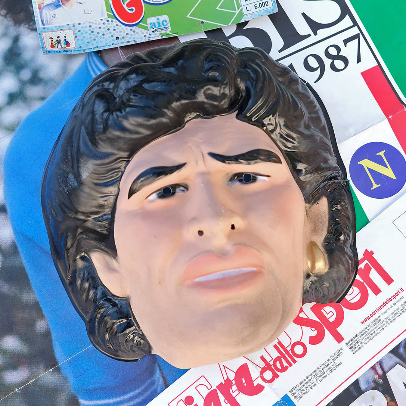 Rare Dead Stock 1989 Diego Maradona Mask